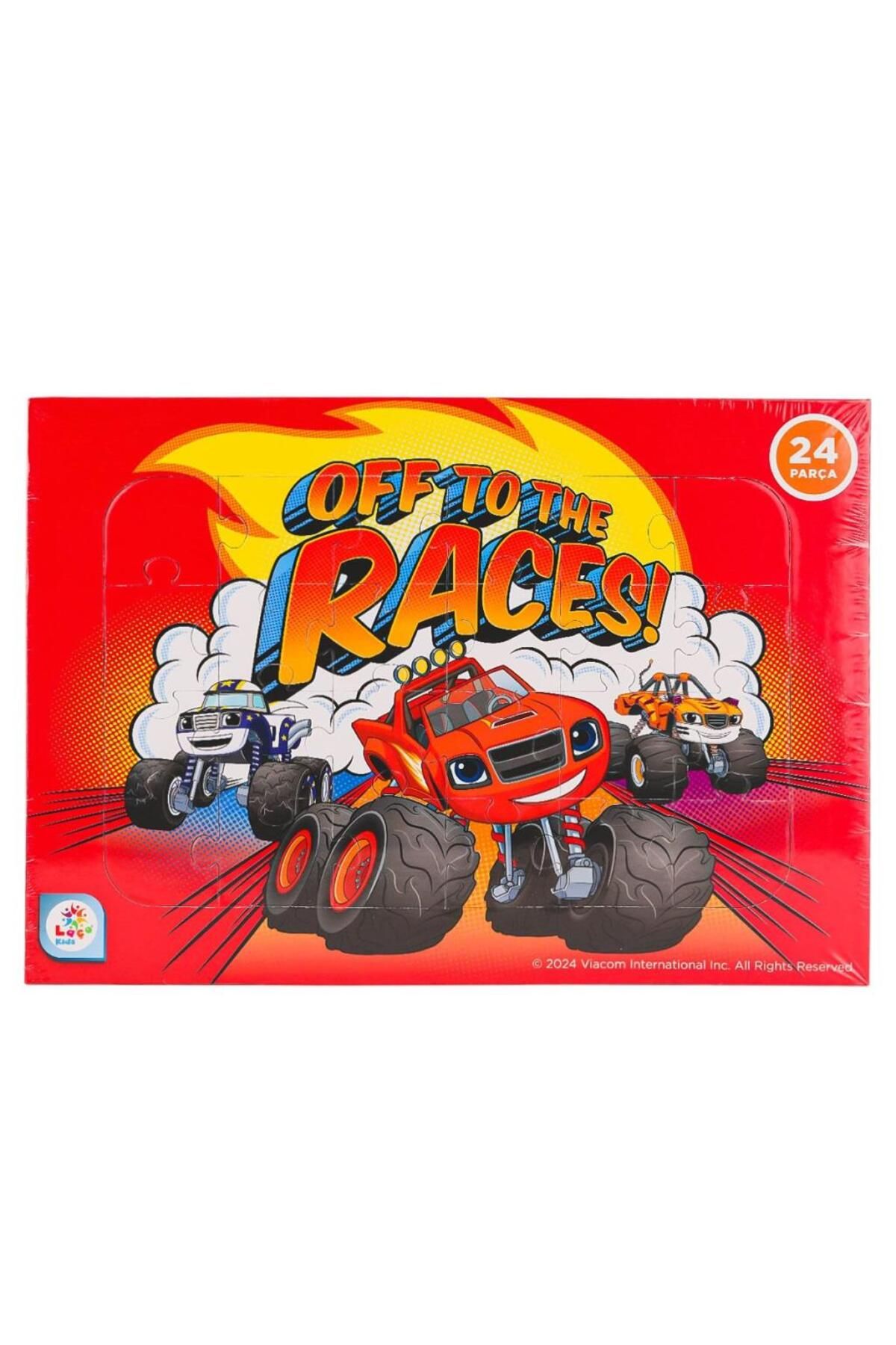 NEZADE STORE BL7993 Blaze Taslamalı Frame Puzzle 24 Parça -Laçokids