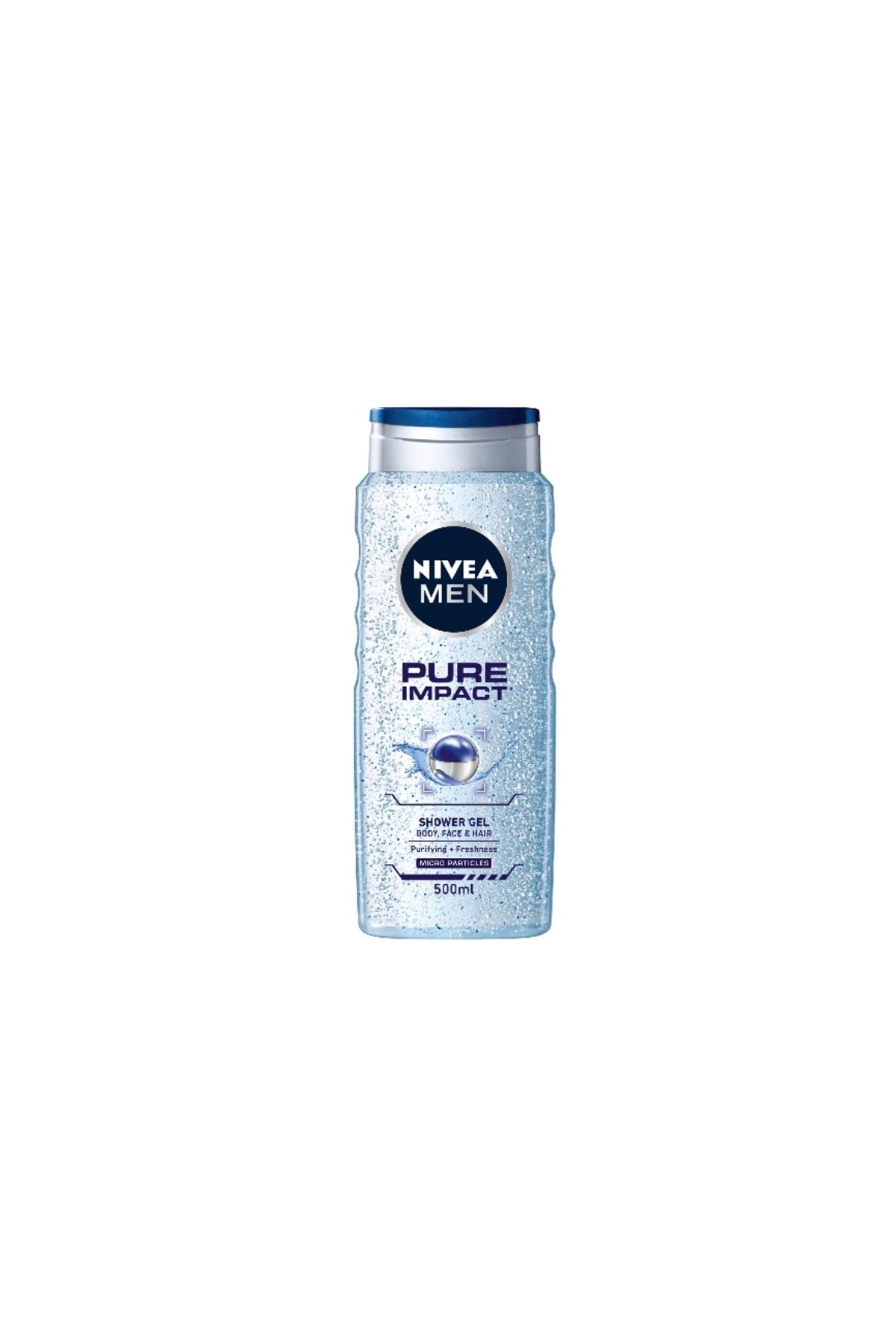 NIVEA Gel De Dus Bathcare Pure Impact, 500ml - One Size