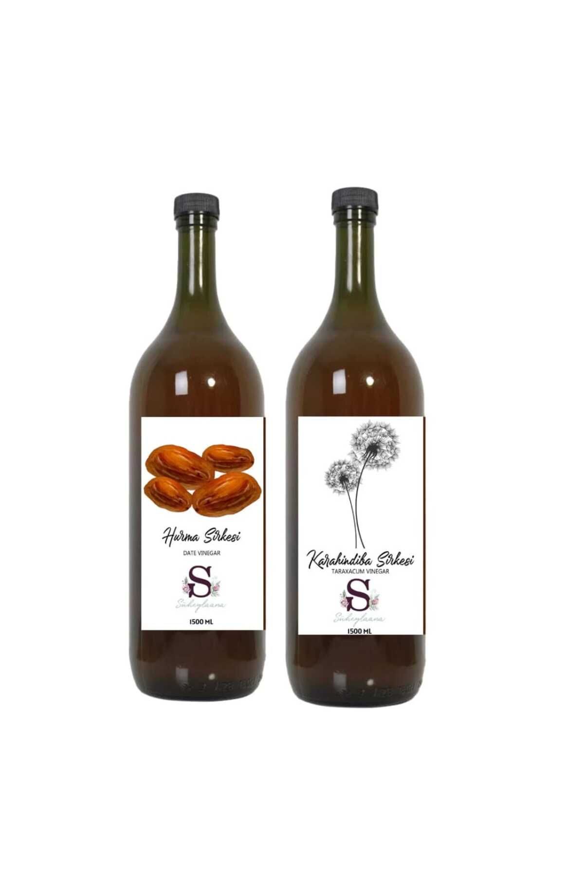 Süheylaana Doğal Hurma Sirkesi 1500 Ml - Doğal Karahindiba Sirkesi 1500 Ml