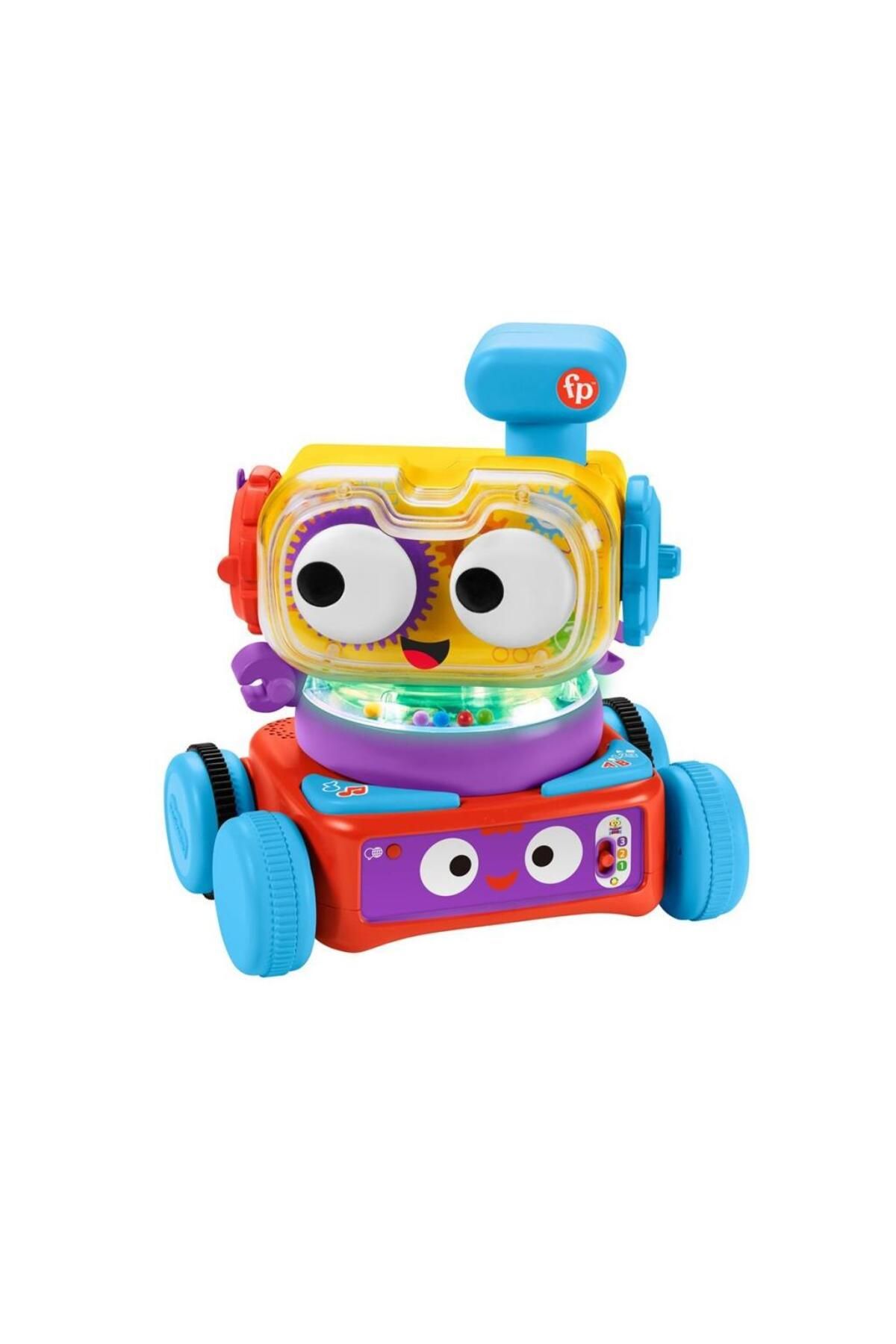 NEZADE STORE HCK43 Fisher-Price® 4'ü1arada Eğlenceli Robot, Türkçe-İngilizce, +6 ay