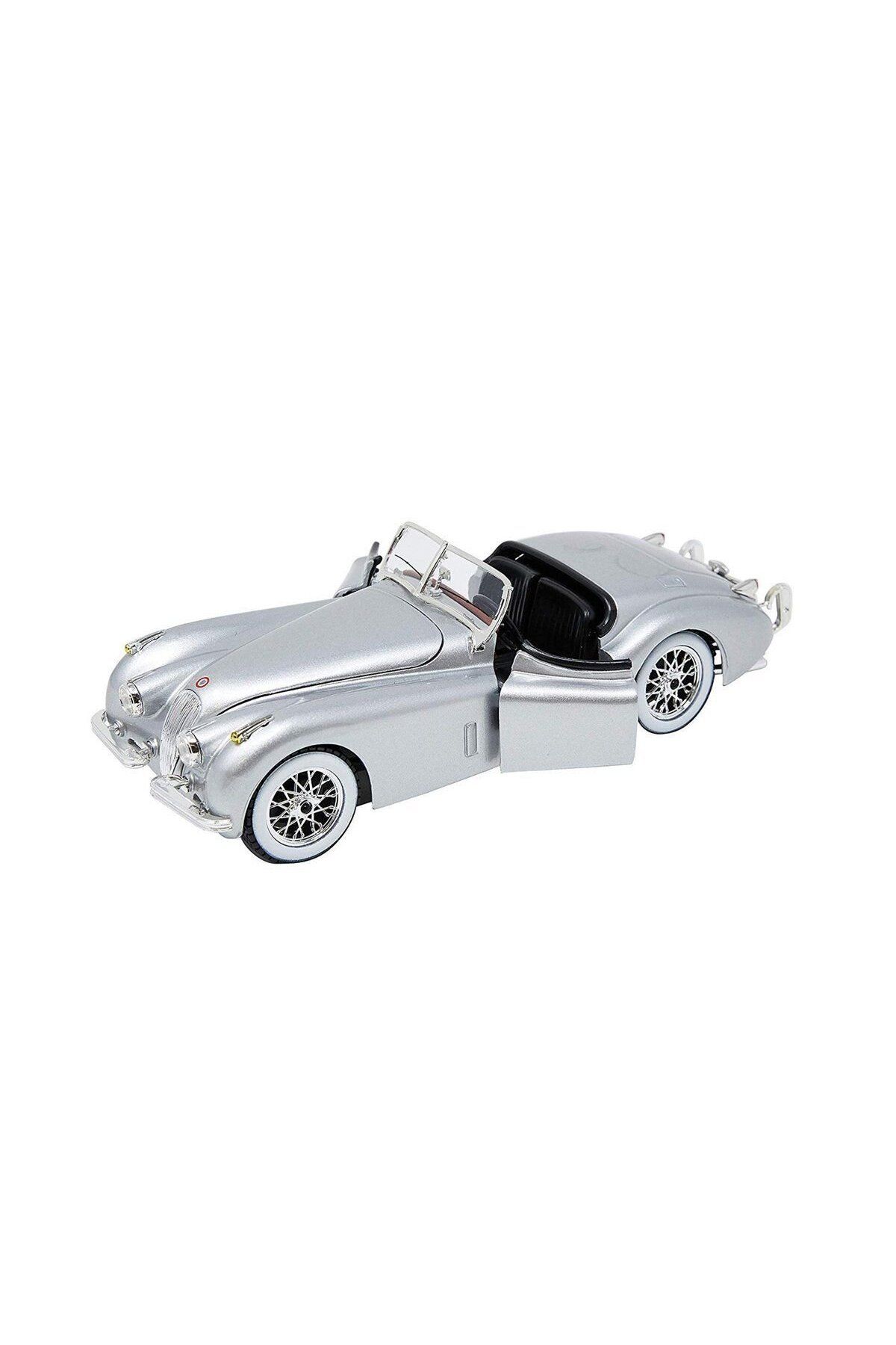 TimeStart 22018 1:24 Burago Jaguar Xk 120 Roadster Gri Oyuncak Araba
