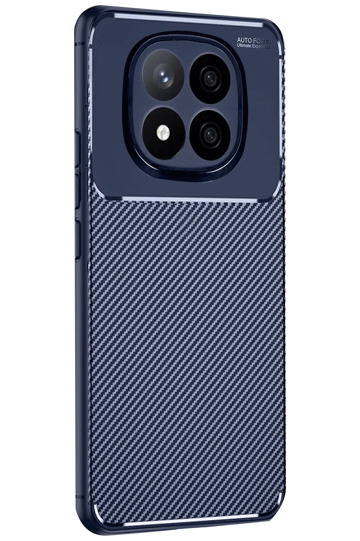 Posso Xiaomi Redmi Note 14 Pro 5G Kılıf Kamera Korumalı Karbon Tasarım Ultra Dayanıklı Silikon Kapak