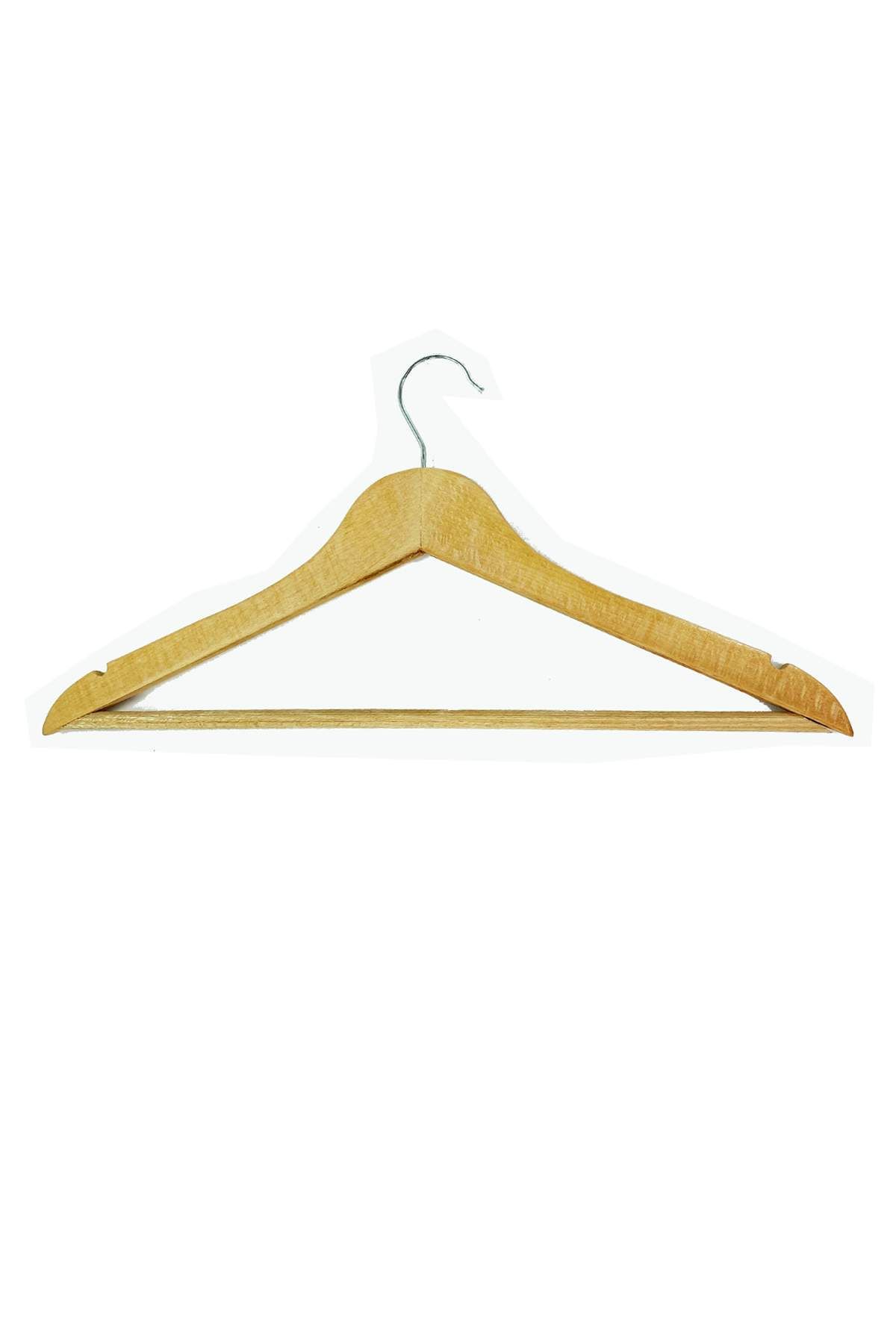 Shop58 1 Adet Ahşap Elbise Ceket Askısı