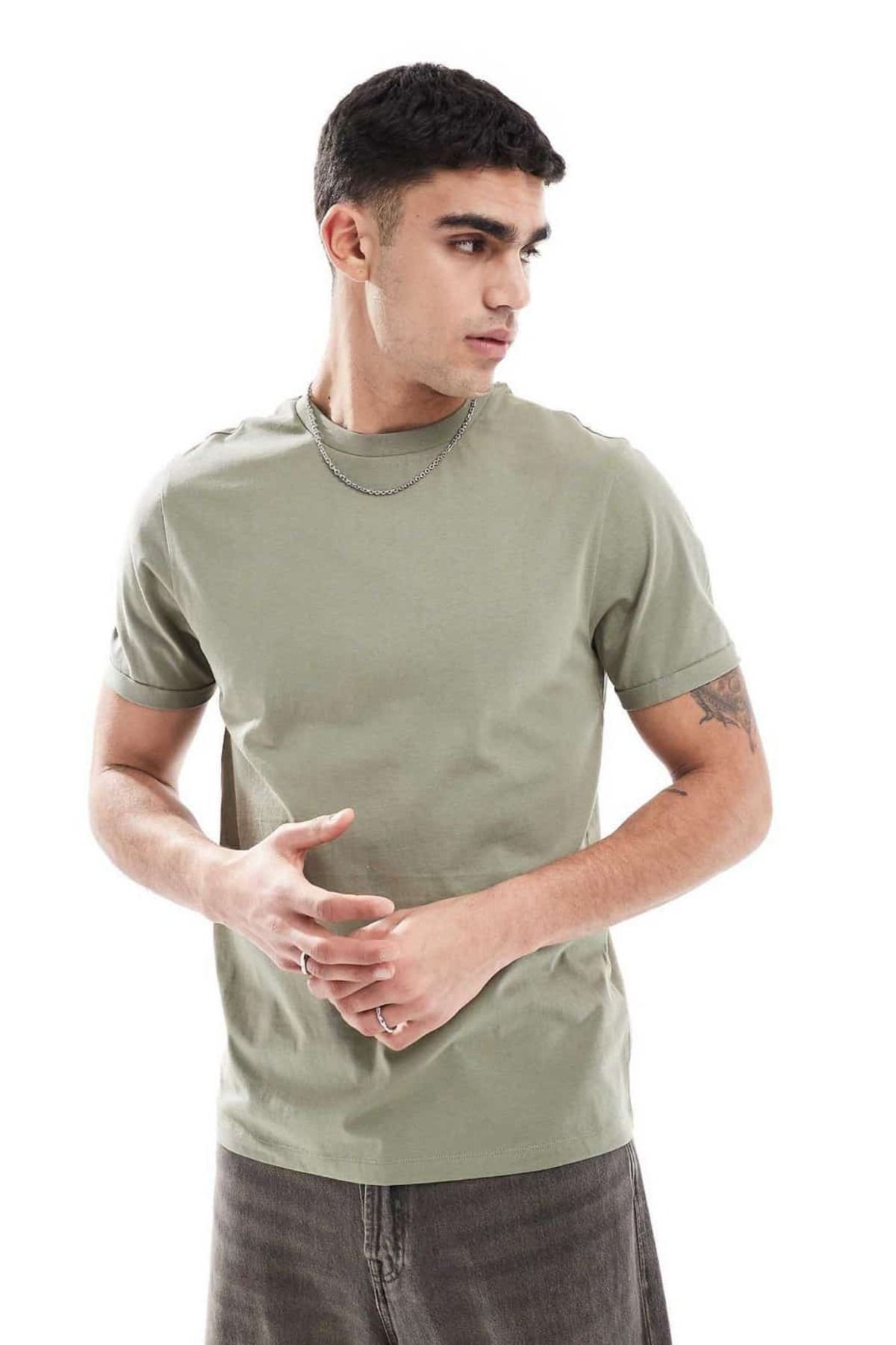 RETA MODA ERKEK %100 ORGANİK PAMUKLU COMFORT BİSİKLET YAKA