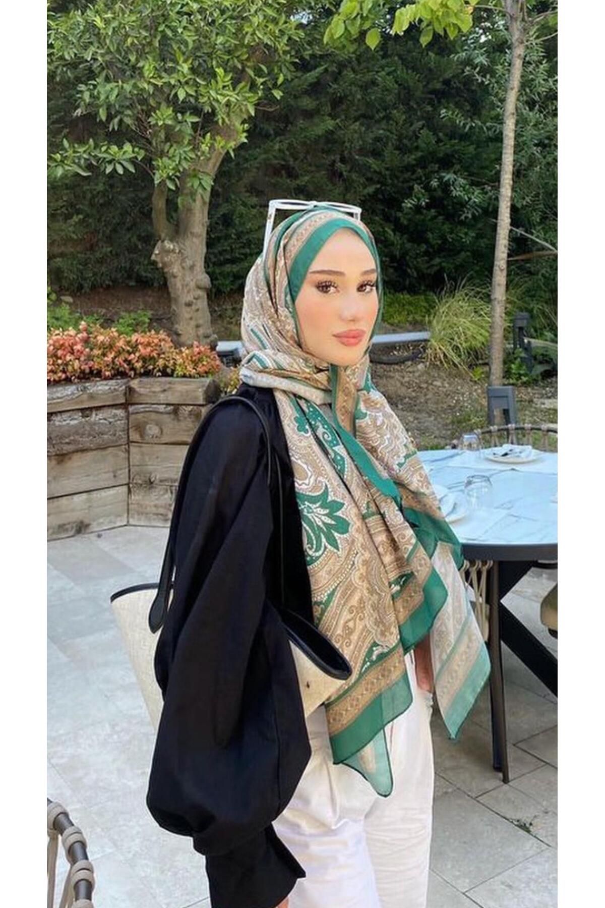 modayışığı etro yeşil şal