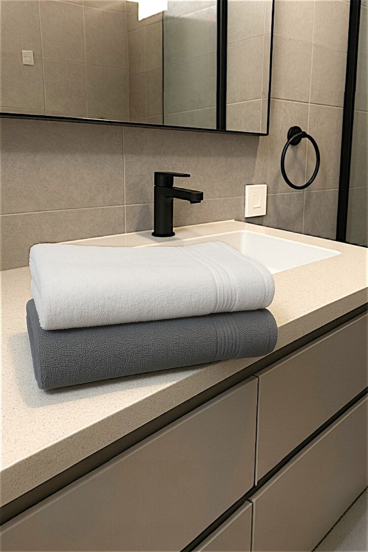 MixCotton Home % 100 Pamuk 140x70 Cm Büyük Boy 2 Li Banyo Havlusu