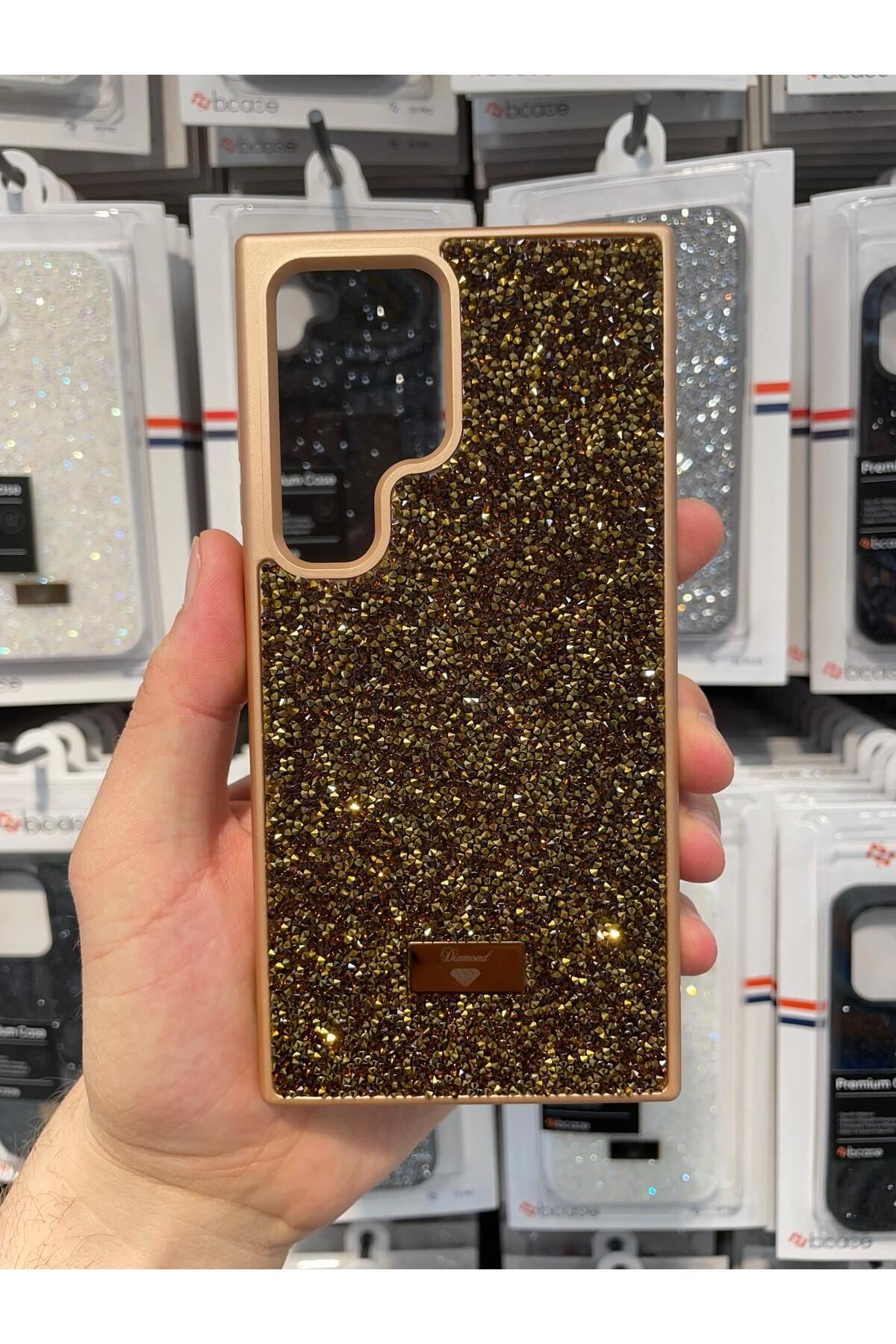 NEXE SAMSUNG S24 ULTRA KILIF PIRLANTA TAŞLI DİAMOND PARLAK LÜX ÖZEL KAPAK