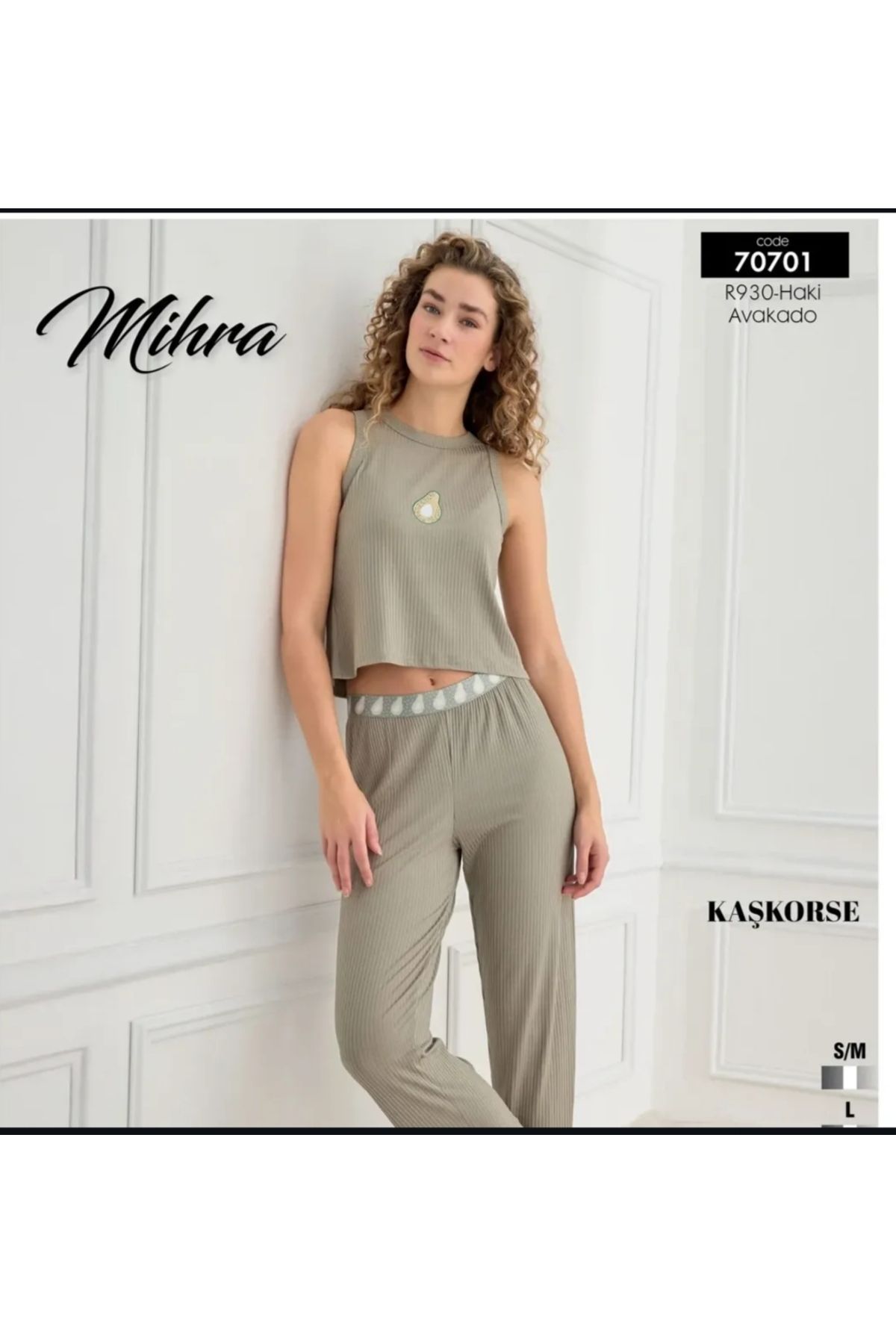 tuğrultalha Mihra kaskorse pijama takımı