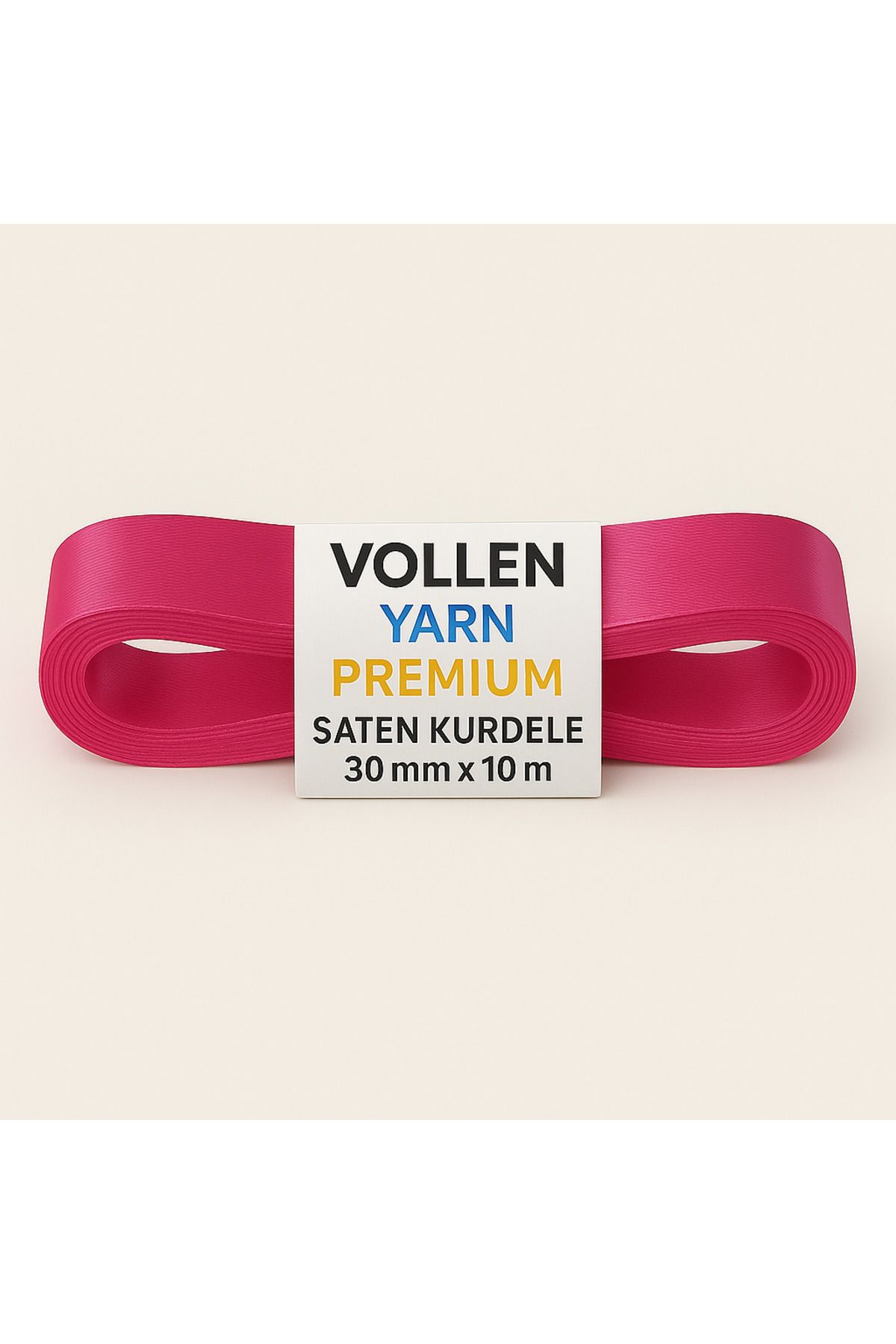 vollen yarn 30 mm 10 mt Saten Kurdele