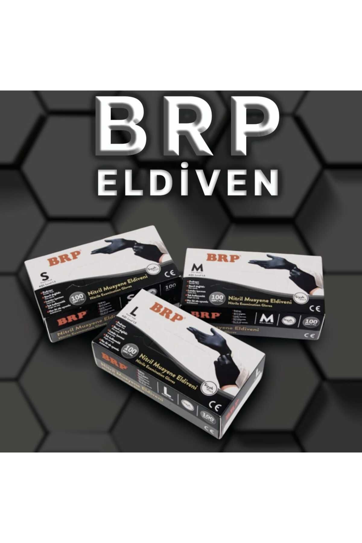 BRP 100 lü Çok Amaçlı pudrasız Nitril Eldiven-M Beden-20 Paket 100*20 2000 adet
