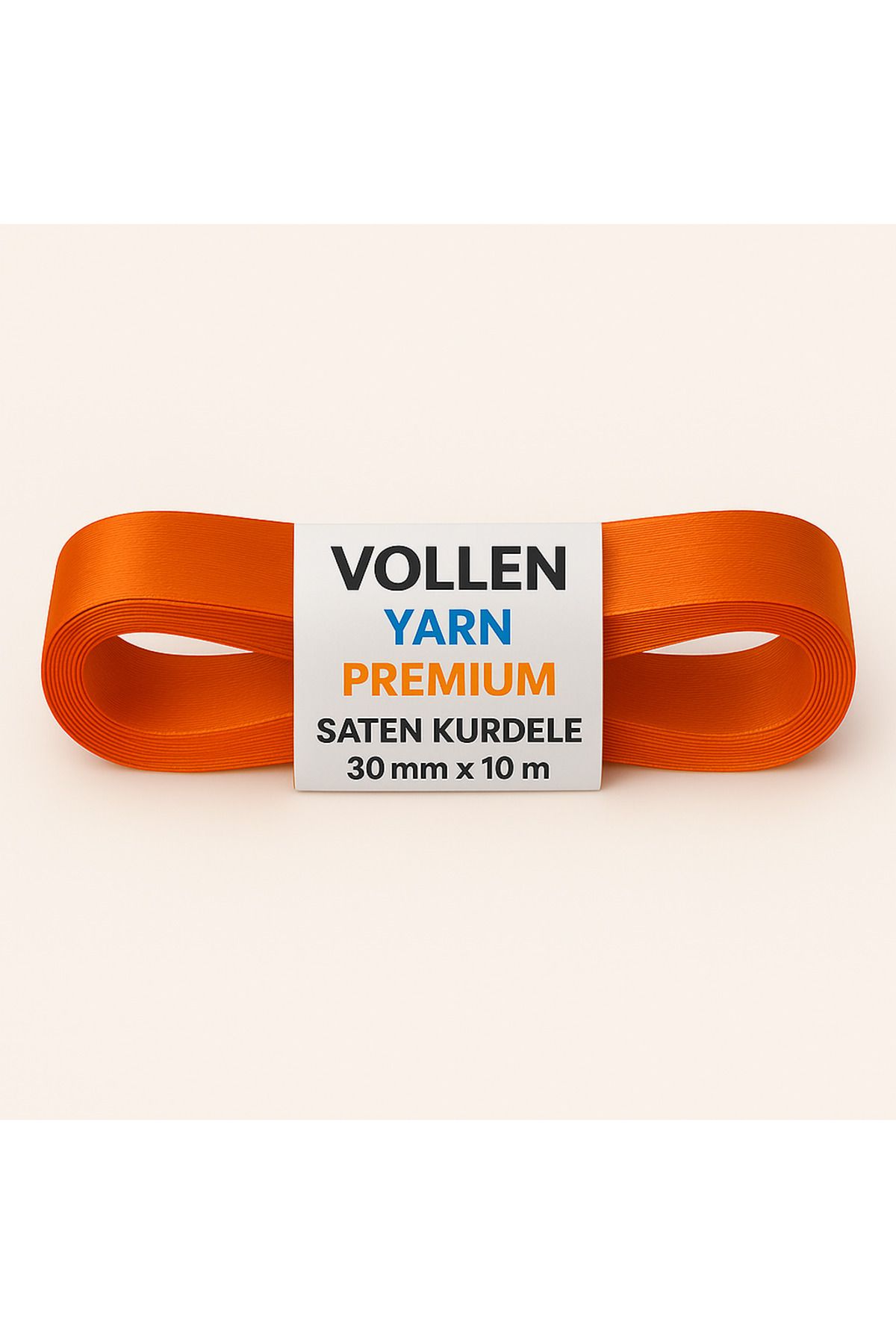 vollen yarn 30 mm 10 mt Saten Kurdele
