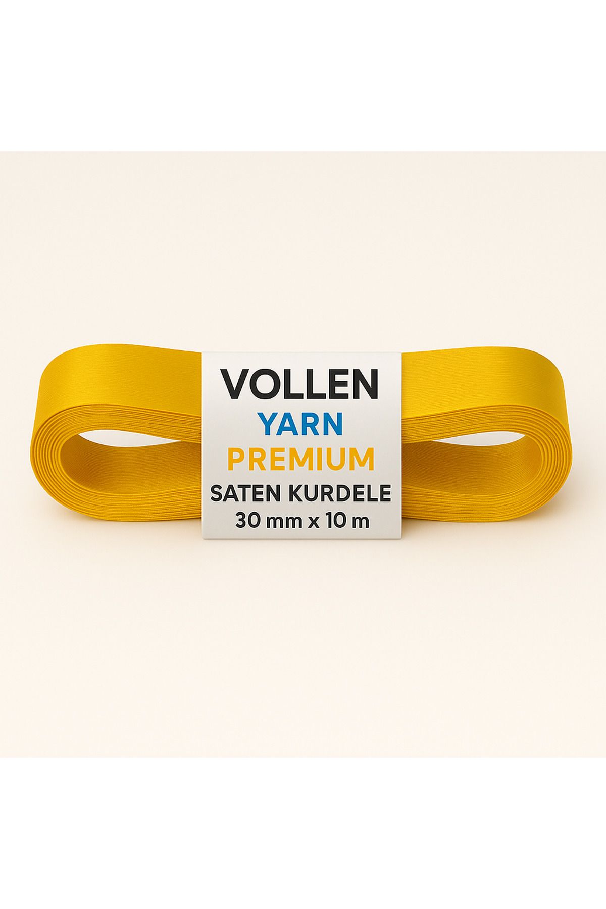 vollen yarn 30 mm 10 mt Saten Kurdele