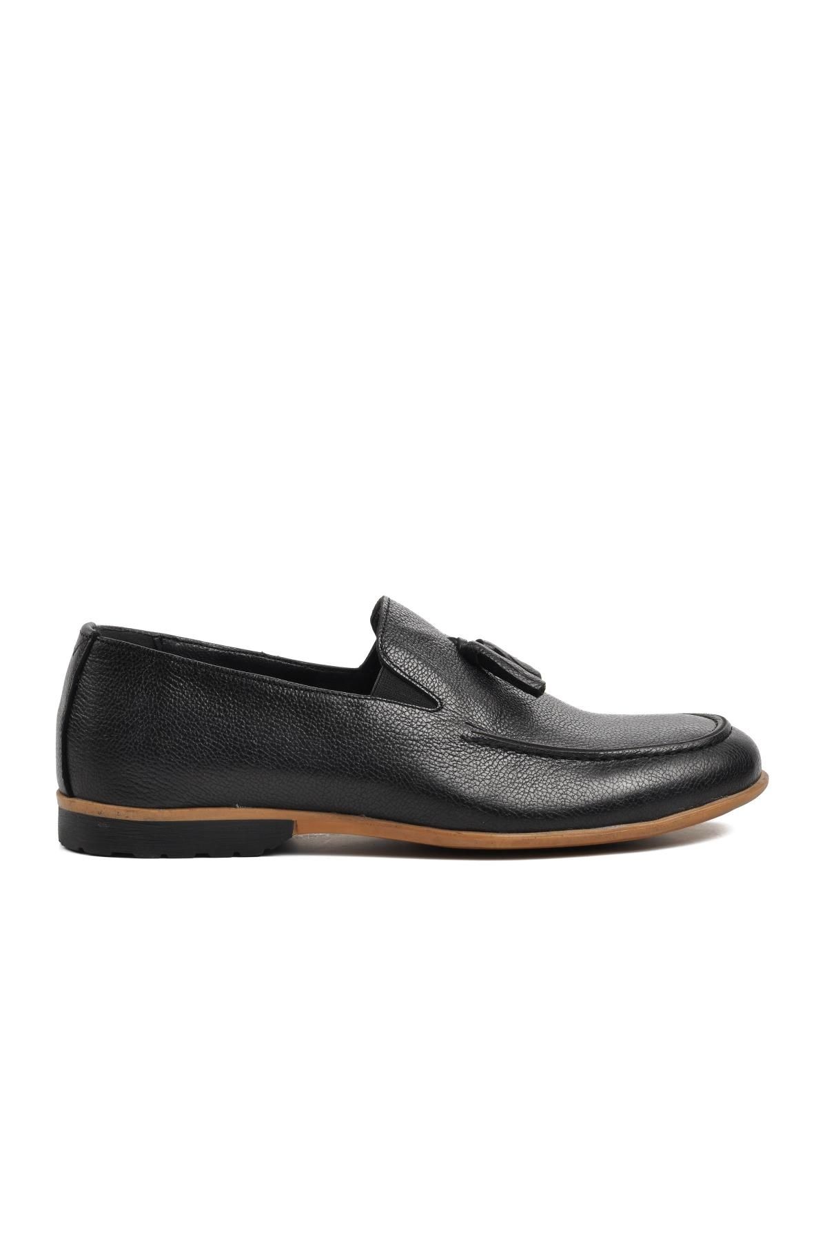 Aspor Siyah Erkek Loafer Ayakkabı