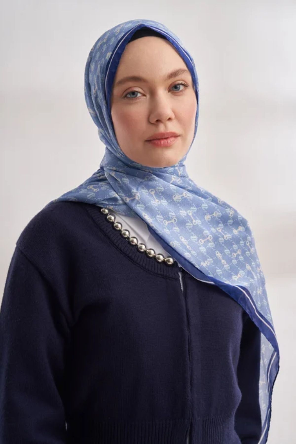 ARMANDA İTHAL VUAL MONOGRAM DESEN ŞAL -46463