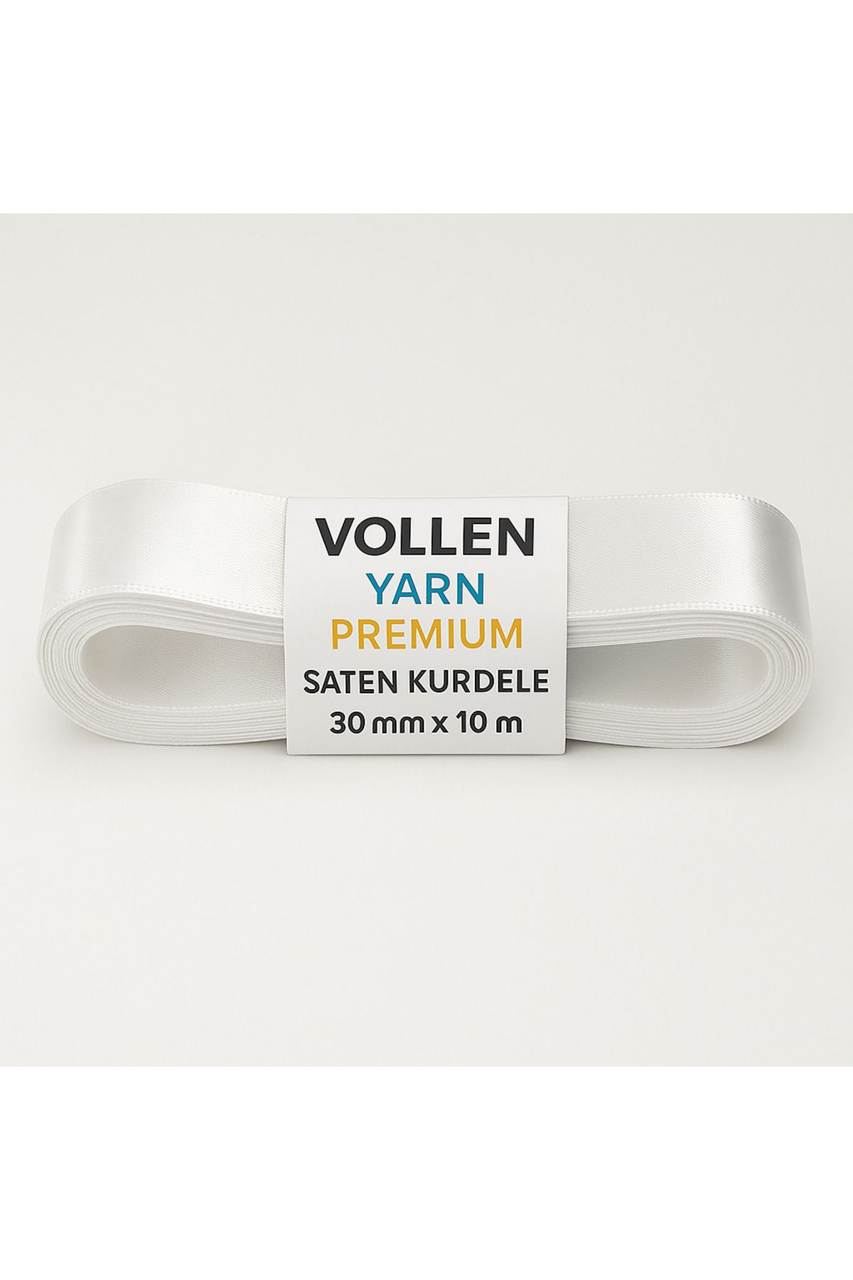 vollen yarn 30 mm 10 mt Saten Kurdele