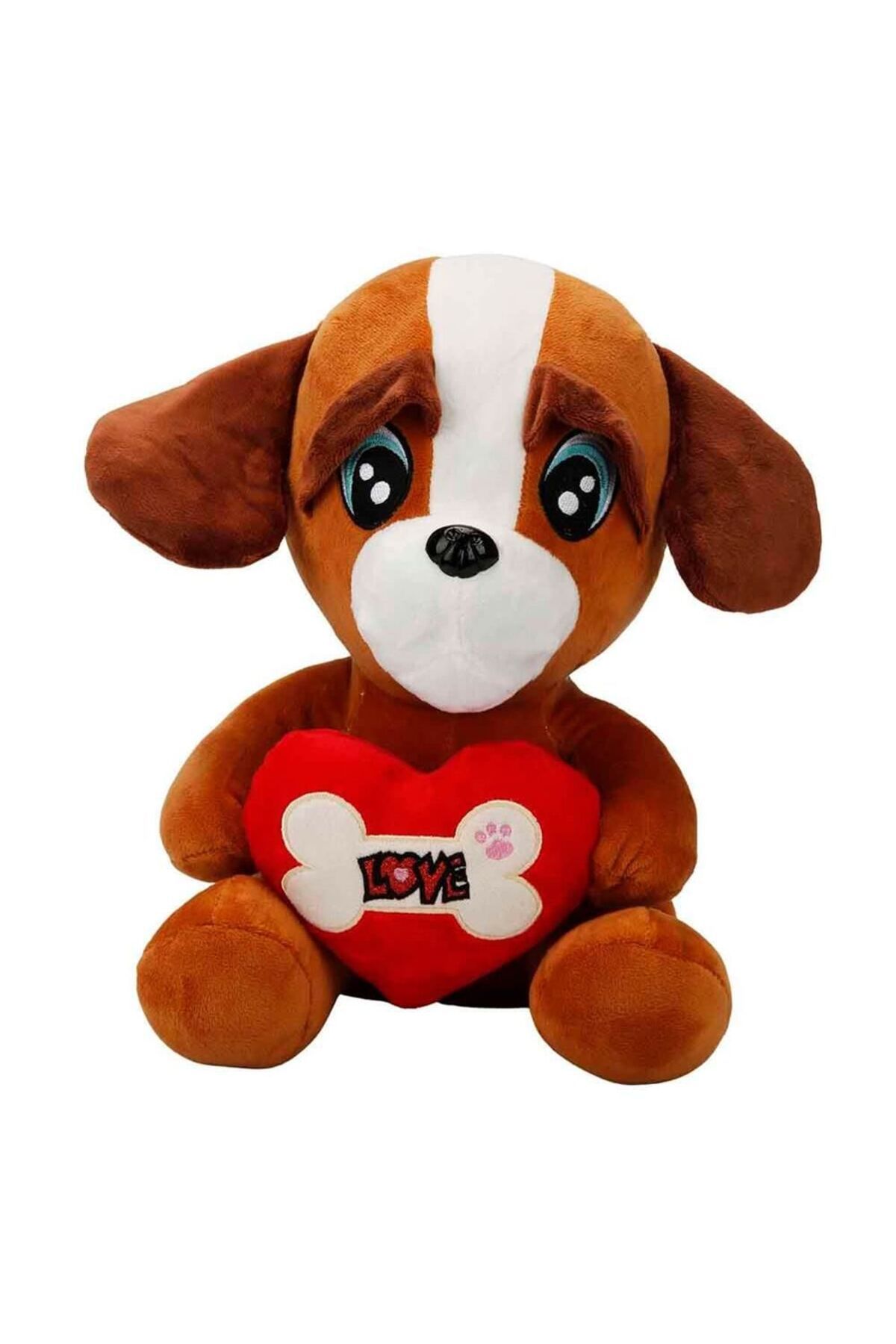 TimeStart Kalpli Köpek Peluş Oyuncak 30 Cm