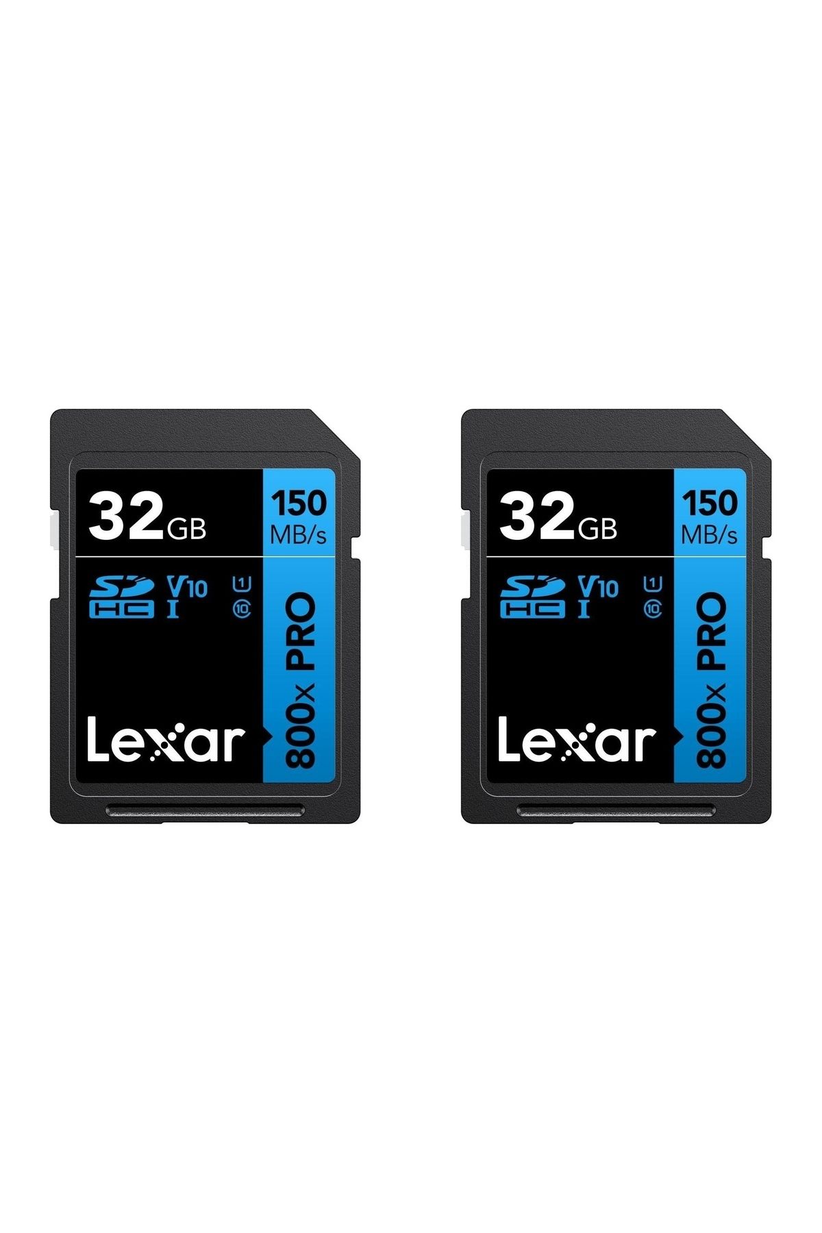 Lexar 2'li Paket 32GB 800X Pro 150MB/S Sdhc Sd Hafıza Kartı 24FİLM