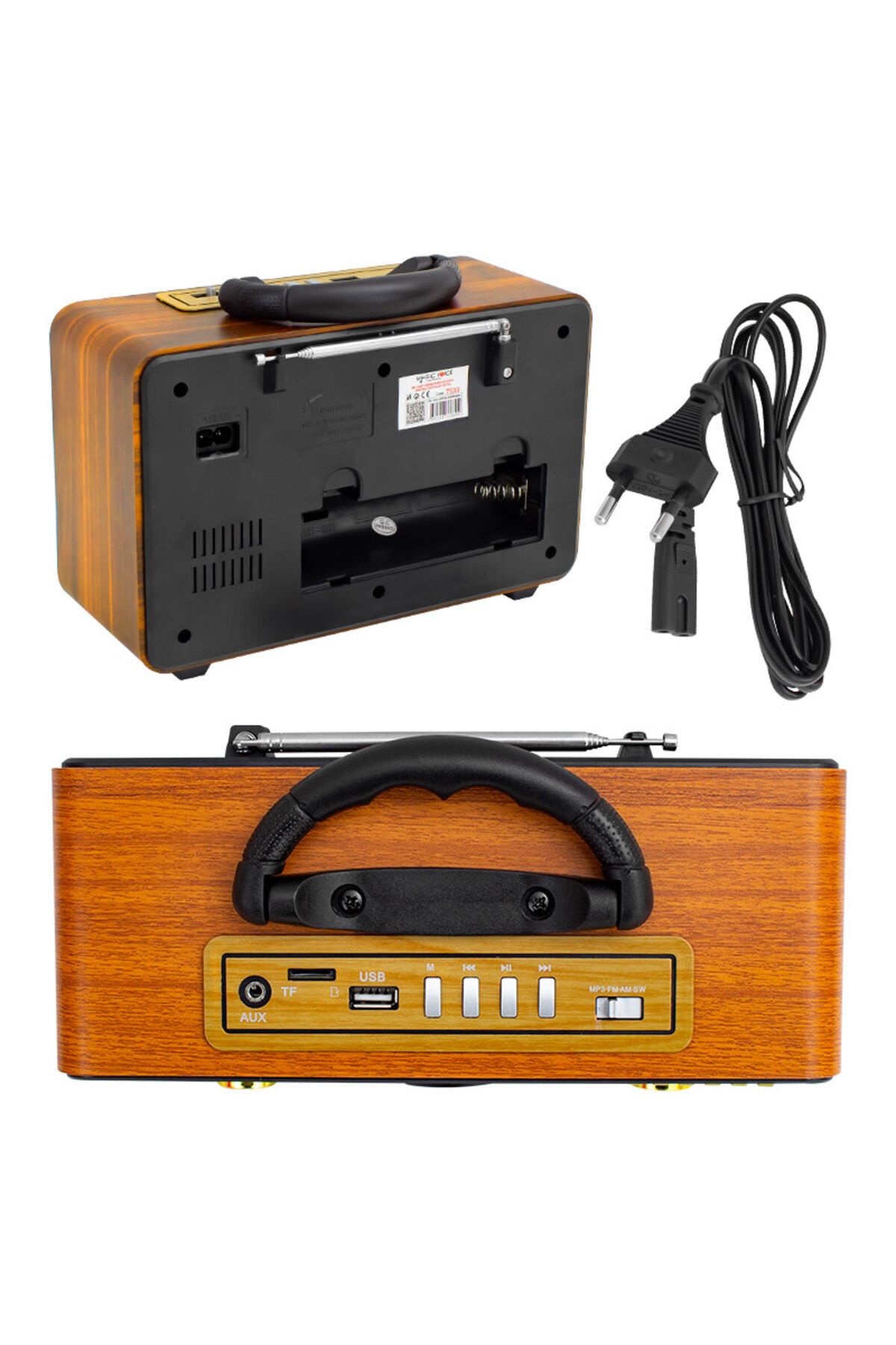 Emperium MAGICVOICE MV-112BT USB/SD/FM/BLUETOOTH DESTEKLİ NOSTALJİK RADYO