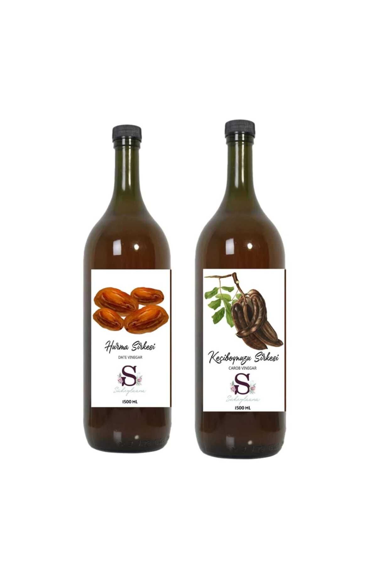 Süheylaana Doğal Hurma Sirkesi 1500 Ml - Doğal Keçiboynuzu Sirkesi 1500 Ml