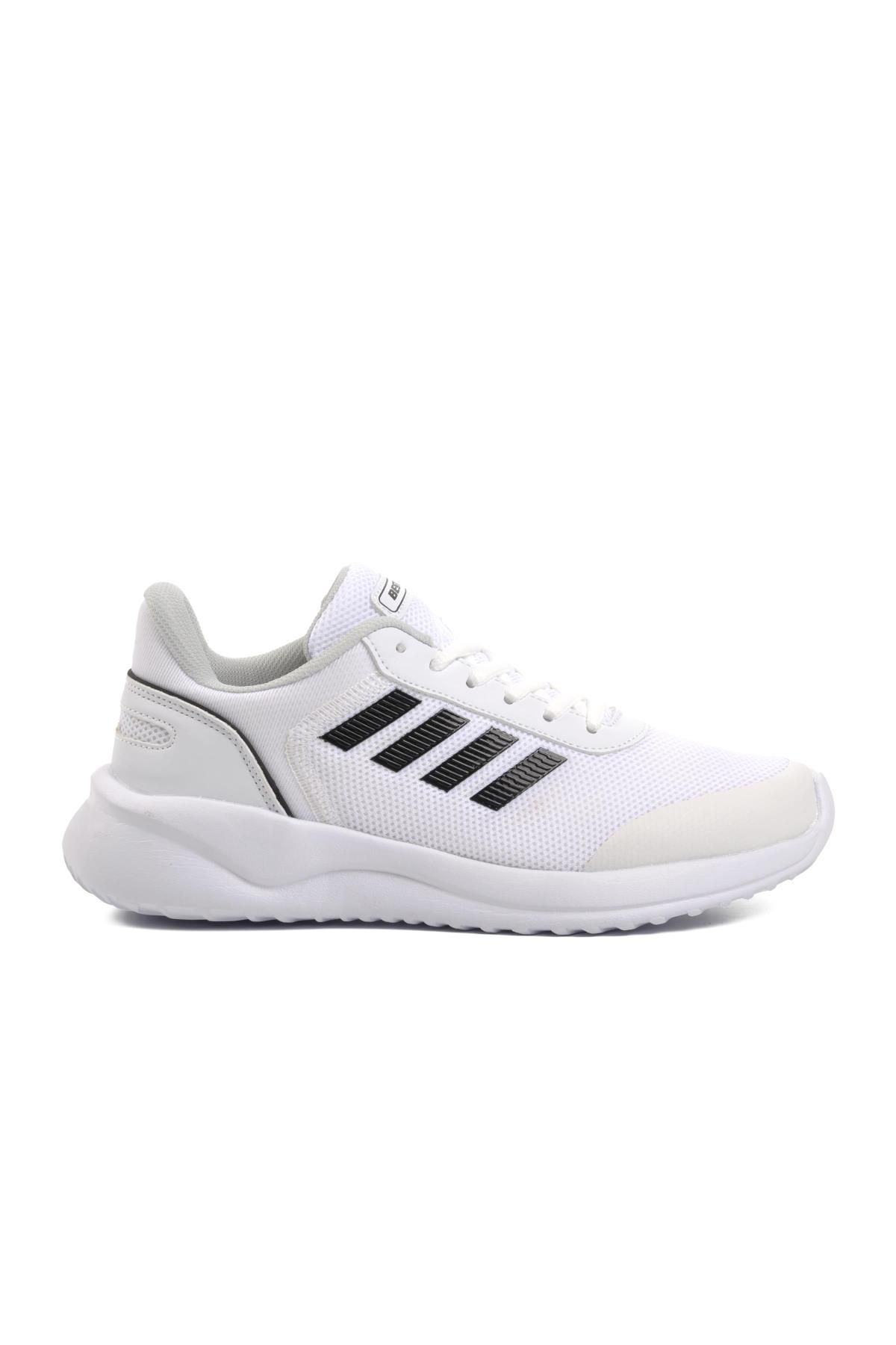 Aspor Beyaz Siyah Unisex Spor Ayakkabı
