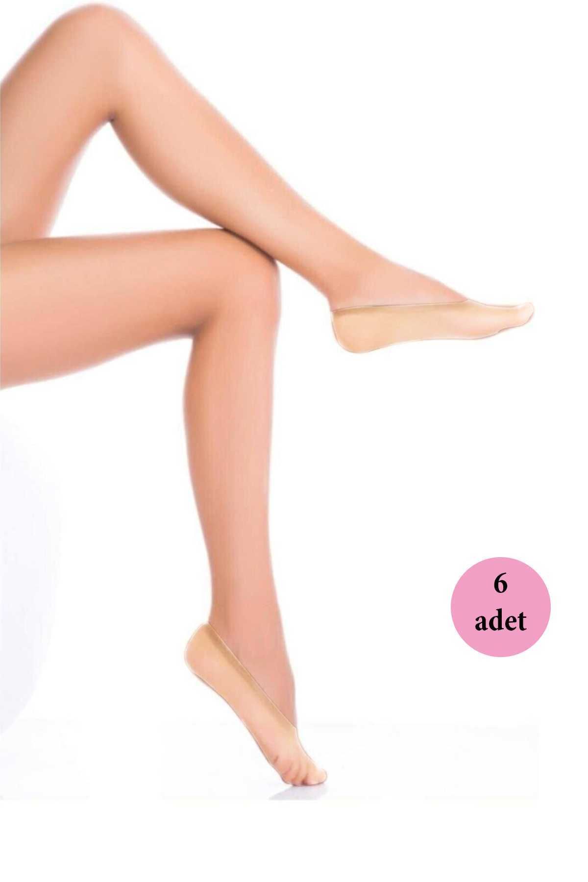 Shop58 6 Adet Microfiber Suba Kadın Babet Çorap Sahra 51