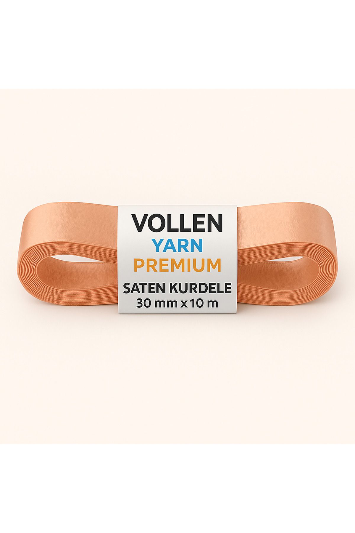 vollen yarn 30 mm 10 mt Saten Kurdele