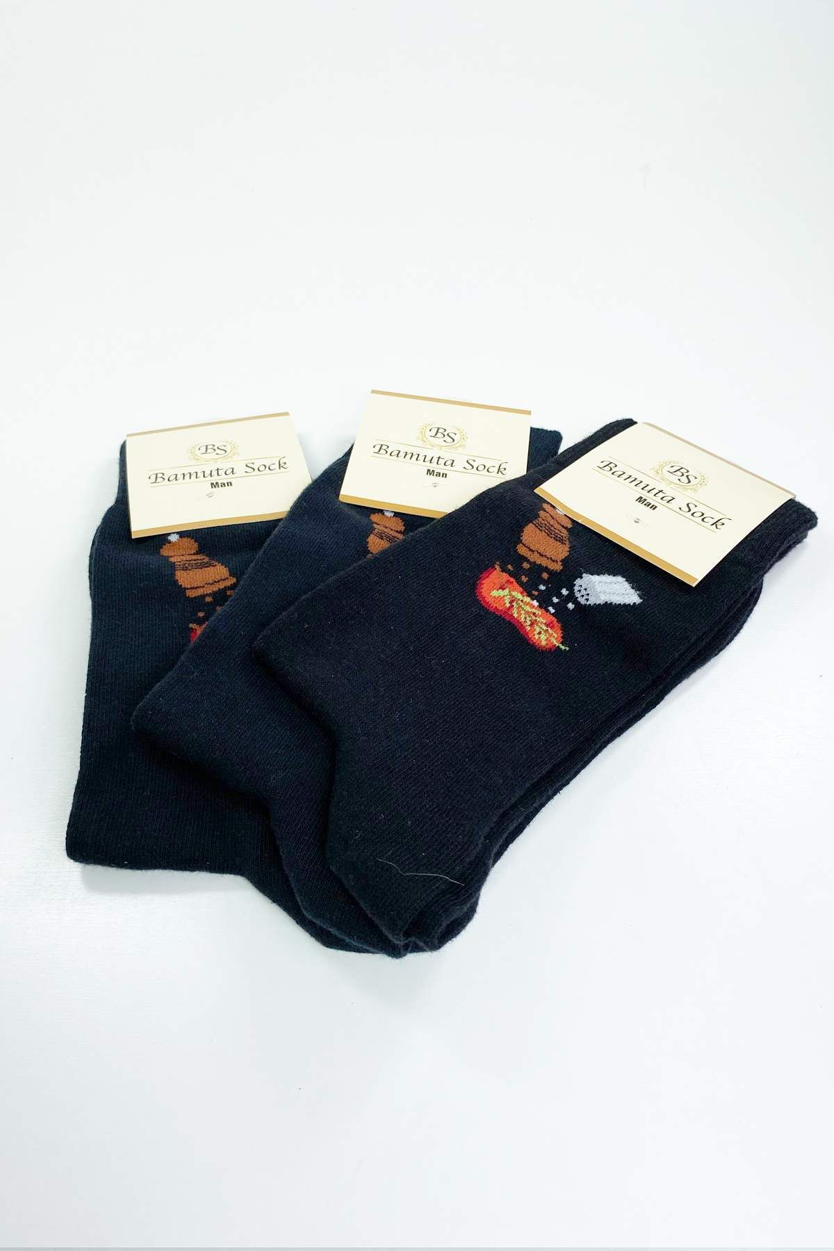 Shop58 3 Çift Kadın Erkek Unisex Kalın Uzun Çorap