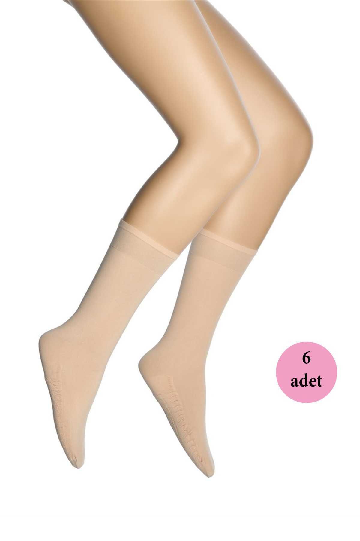 Shop58 6 Adet Masaj Kadın Çorap Sahra 51