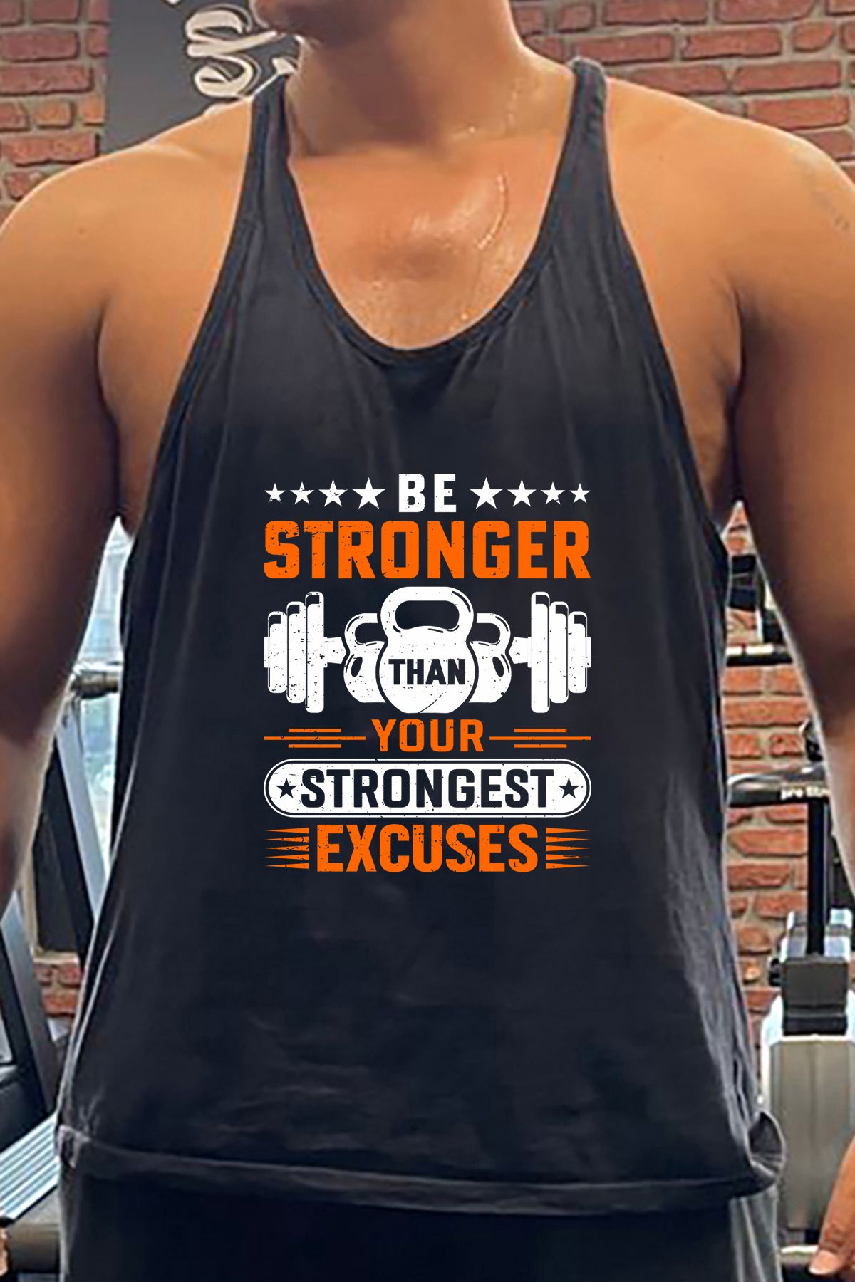 BLUU BeSt Gym Fitness Tank Top Sporcu Atleti