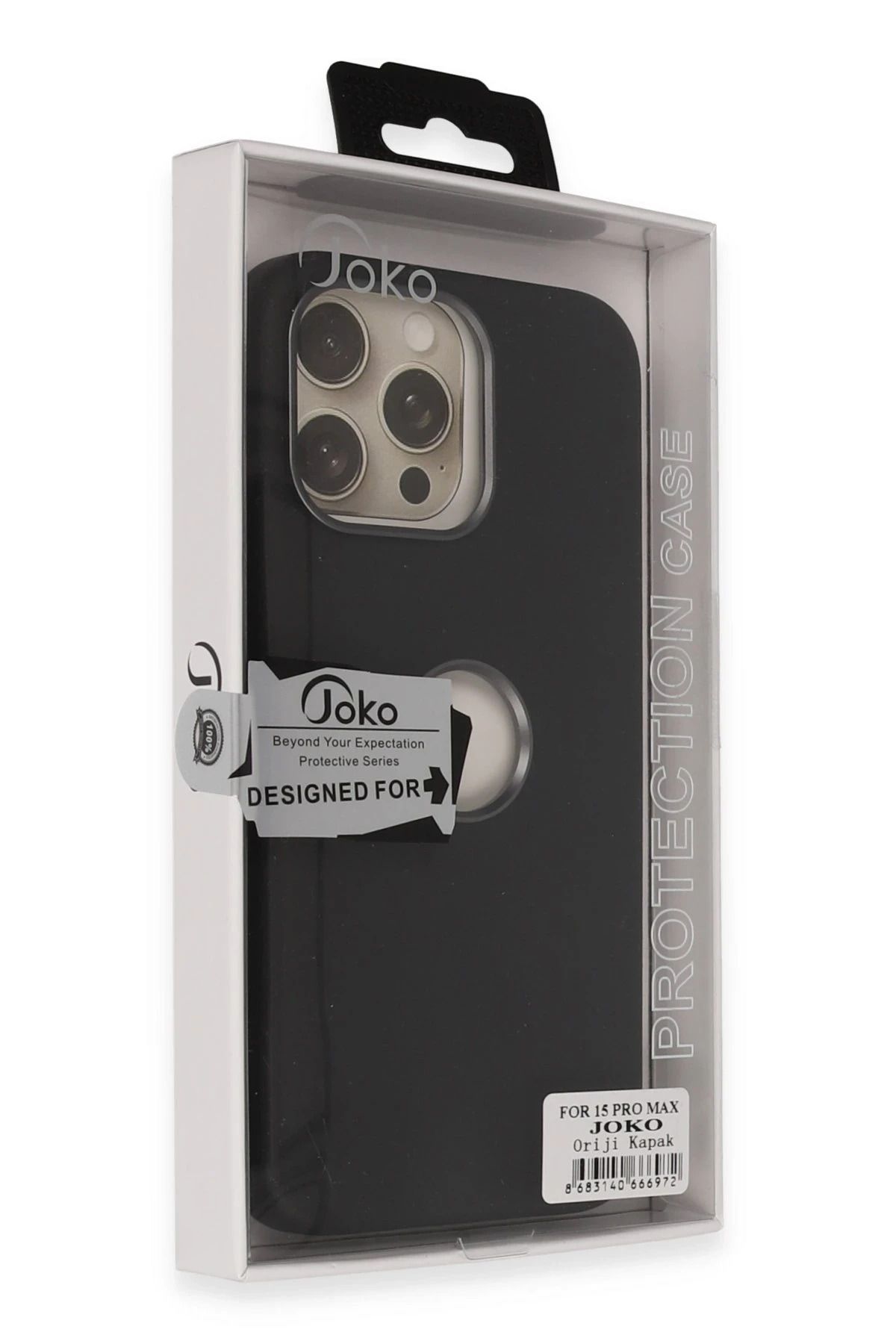 Joko iPhone 15 Pro Oriji Kapak - Siyah NRMSA