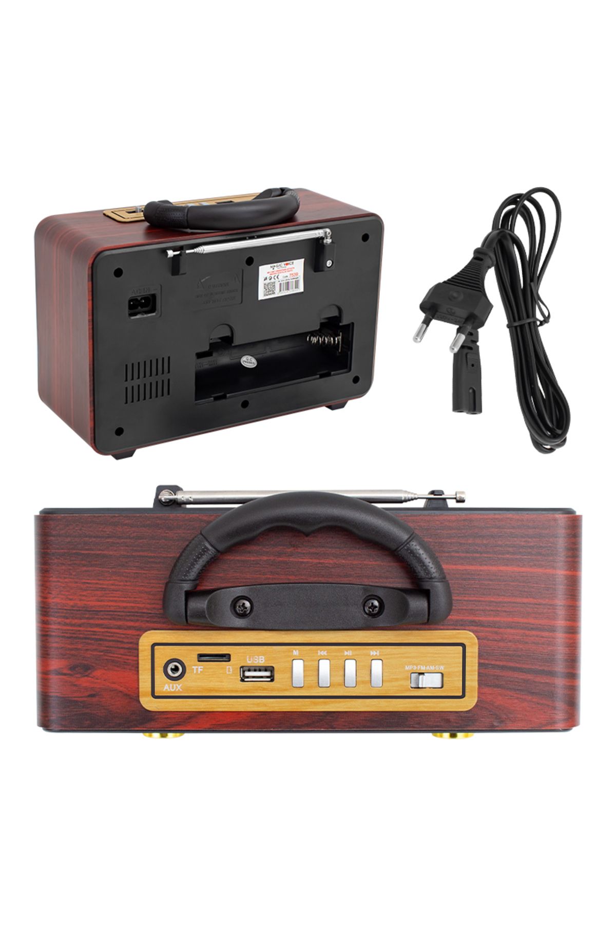Emperium MAGICVOICE MV-114BT USB/SD/FM/BLUETOOTH DESTEKLİ TEK HOP LU NOSTALJİK RADYO (5122)