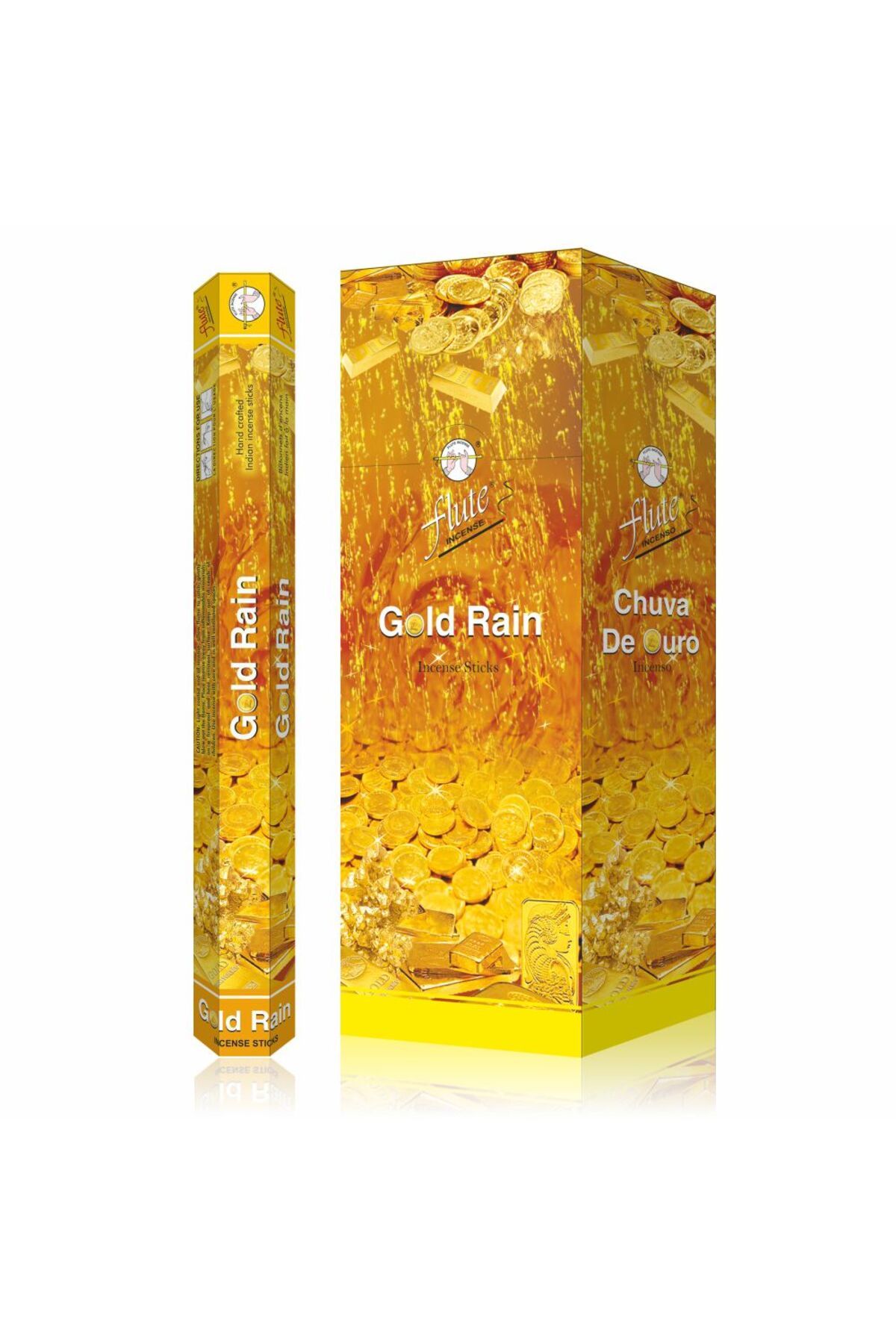 Flute ÇUBUK TÜTSÜ ALTIN YAĞMUR HEXA (GOLD RAIN) 6*20=120 ÇUBUK