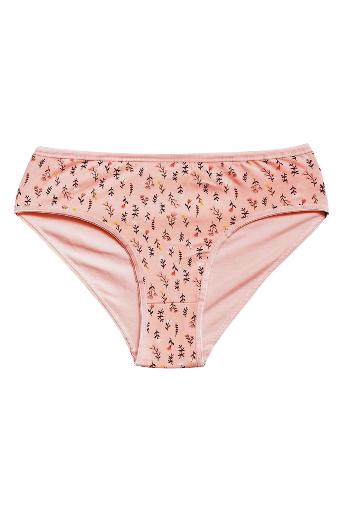 Shop58 Pamuklu Geniş Kenarlı Likralı Desenli Bato Kadın Külot Desen 9