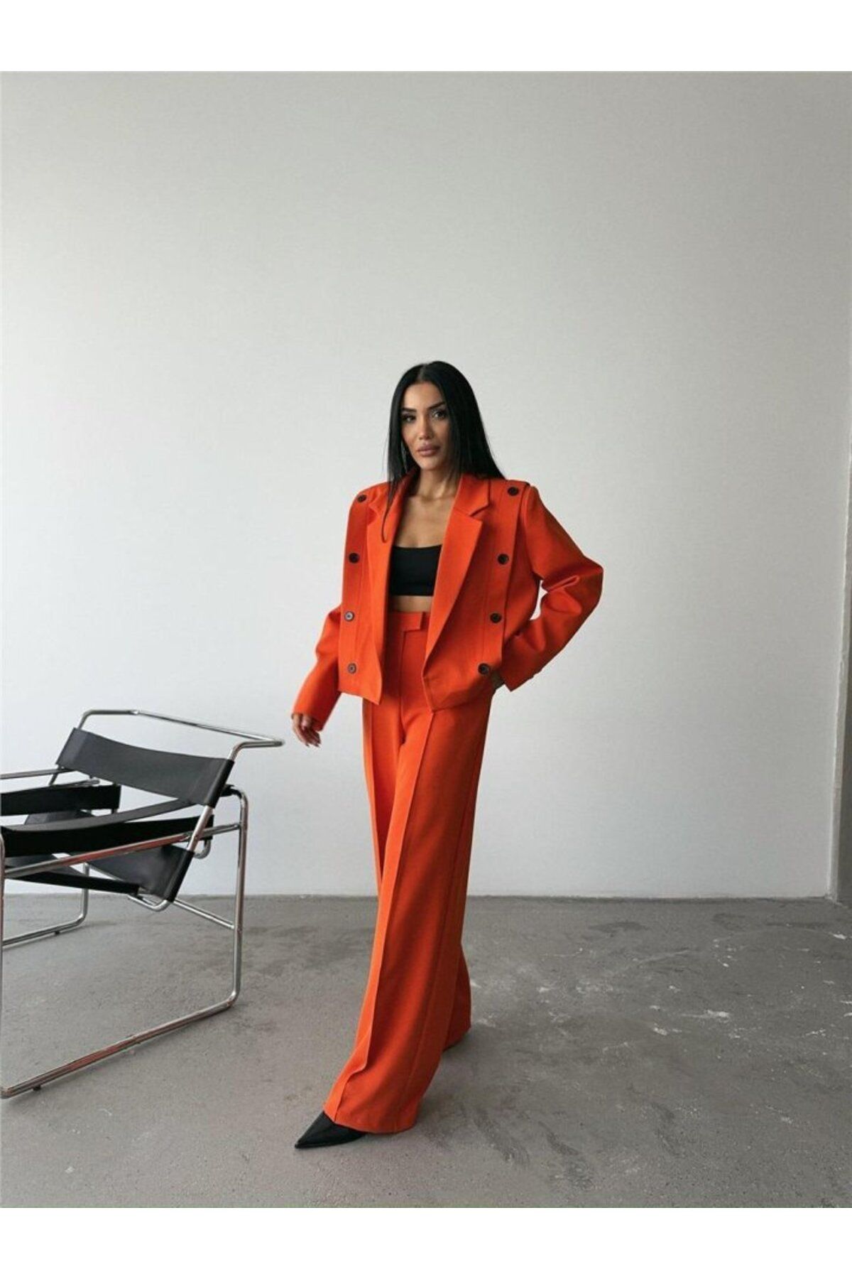 Şair CEKET - PANTOLON TAKIM - Orange
