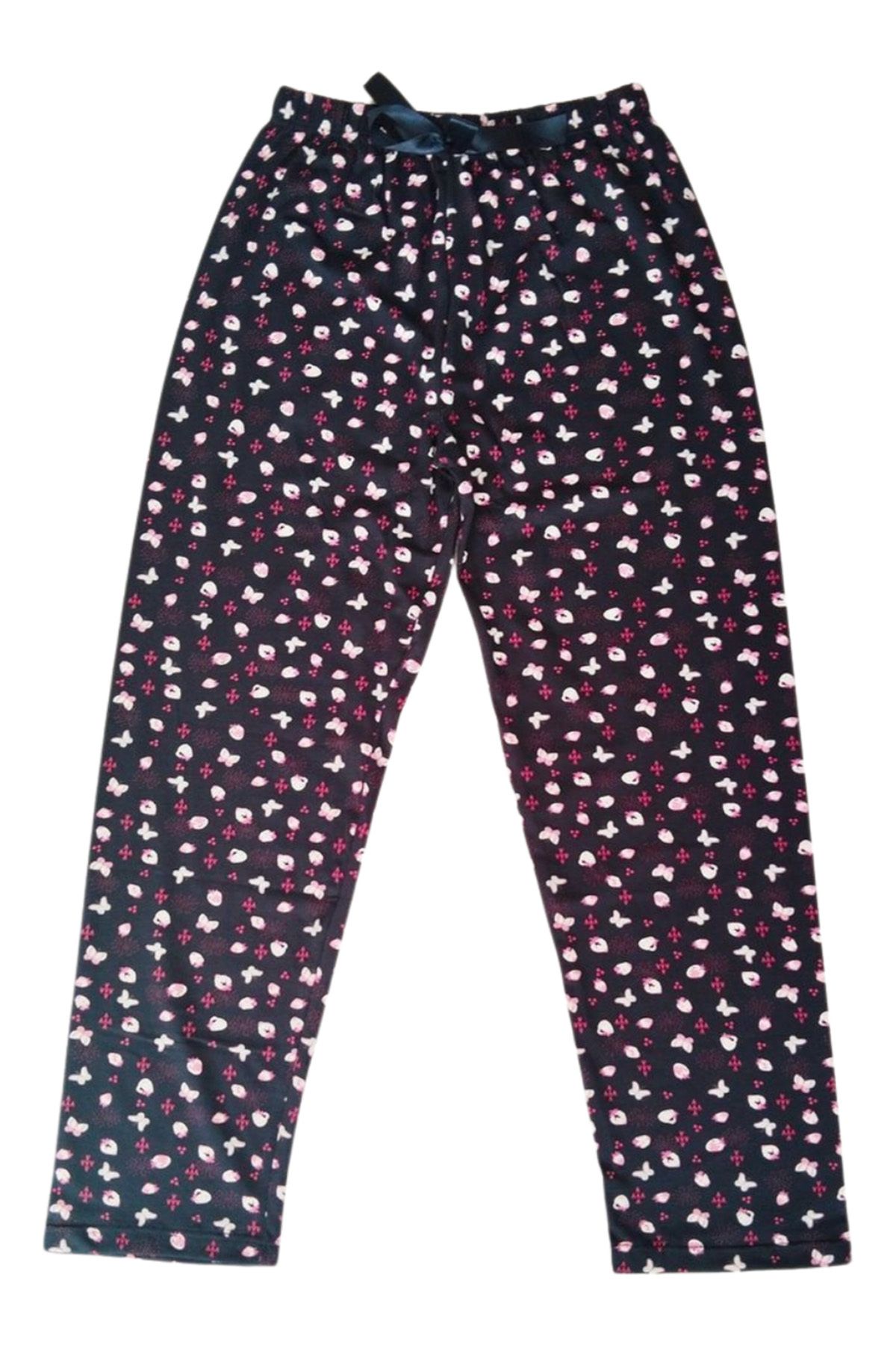 Shop58 Beli Lastikli Mevsimlik Viskon Penye Pantolon Siyah