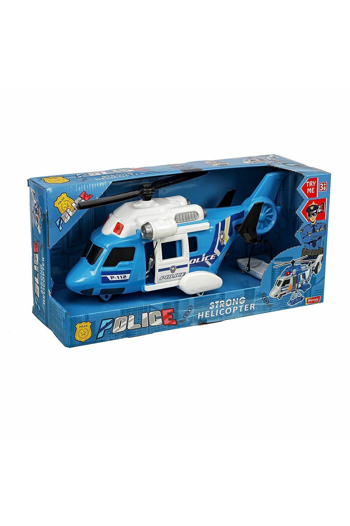 TimeStart ERN-2001 * Toys Helikopter Polis Seti - Eren Oyuncak