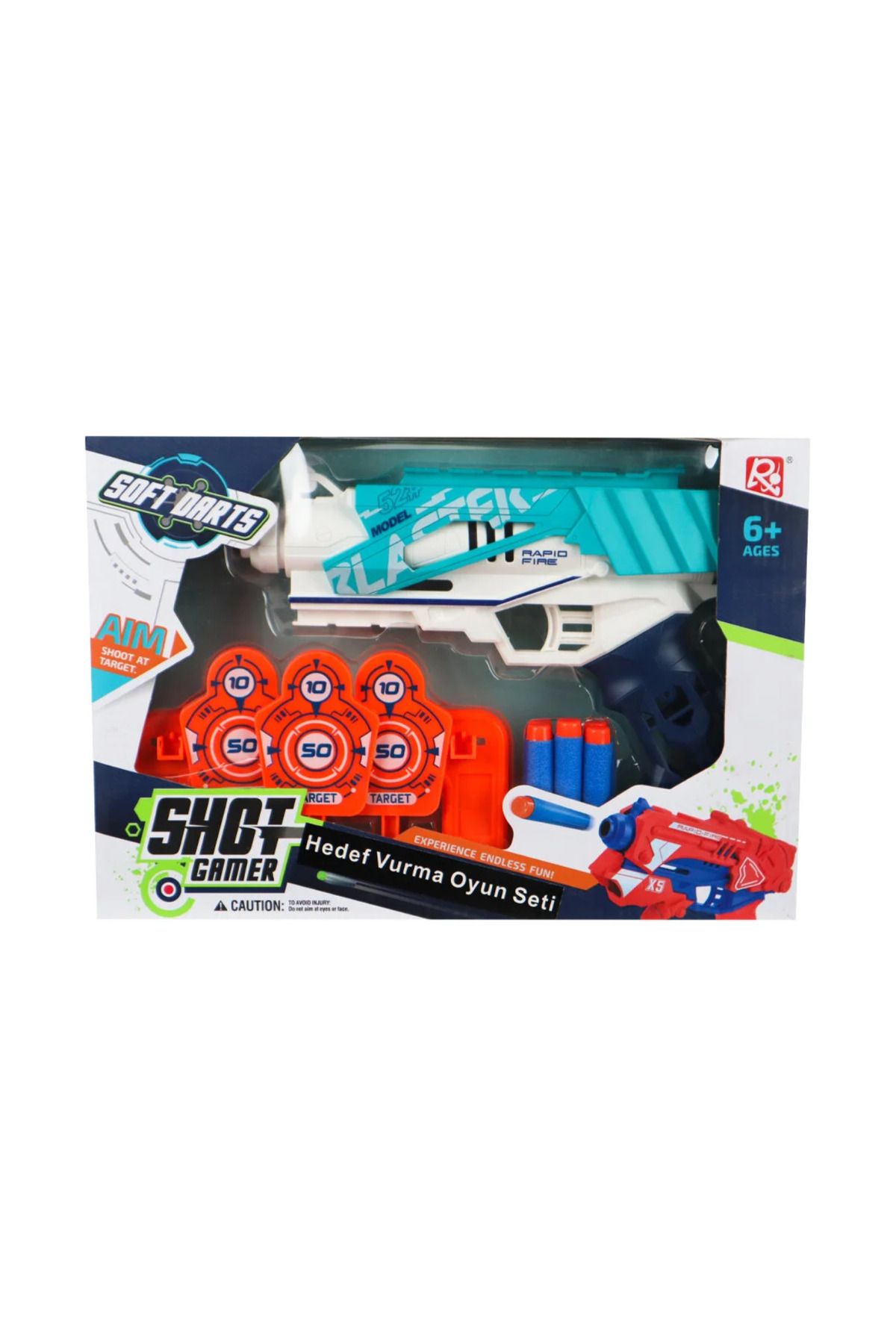 TimeStart Hedefli Dart Tabancası 24 cm