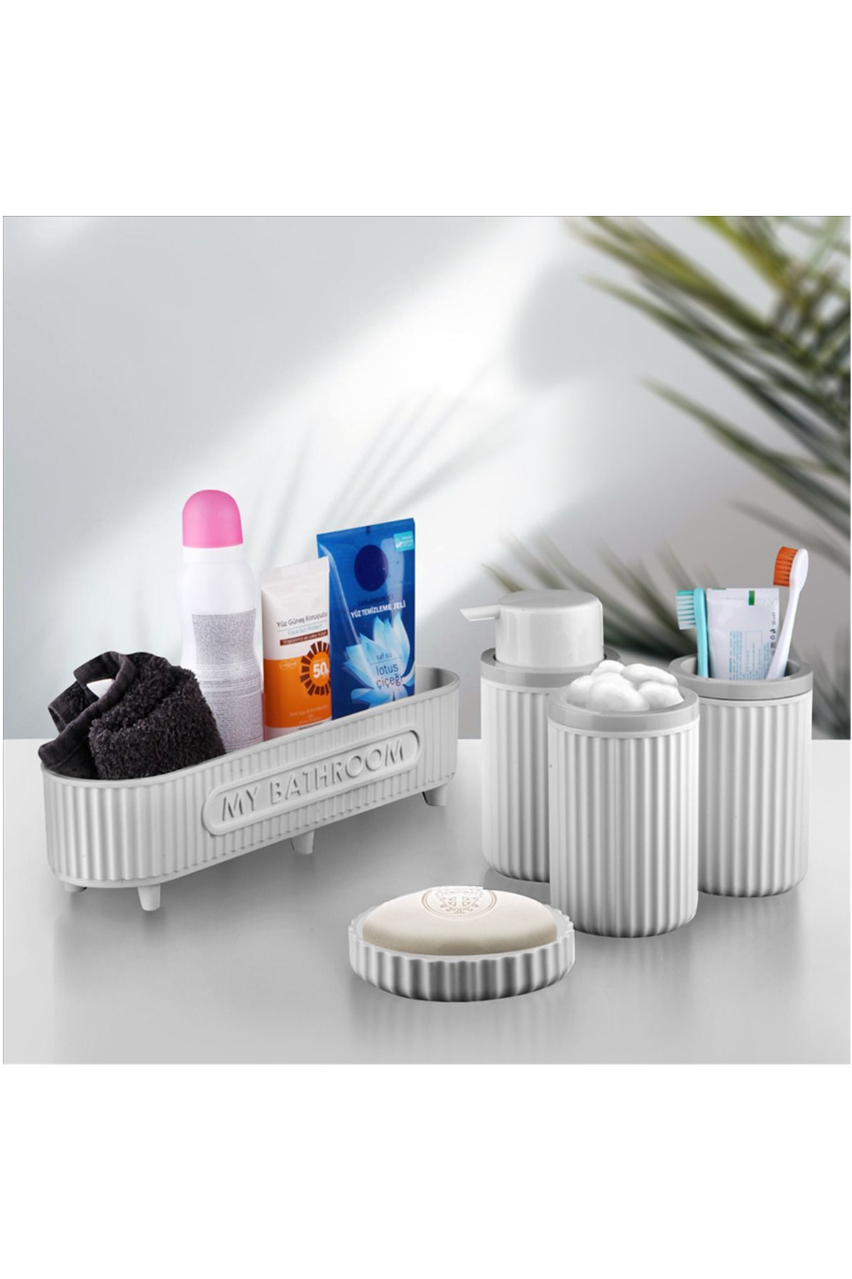 Shop58 5'li Banyo Seti My Bathroom Serisi Hediye Çantam-EMN3386