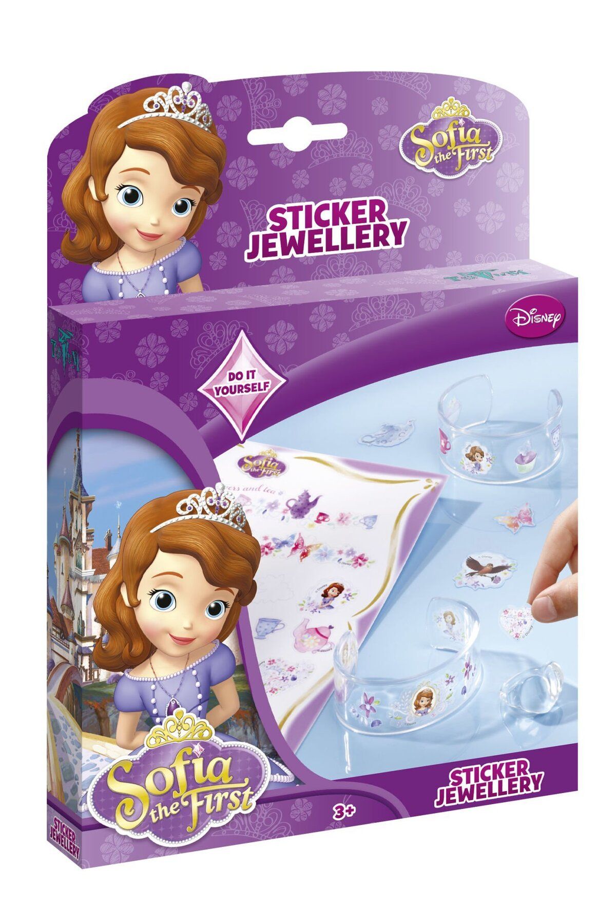 TimeStart Disney Prenses Sofia Çıkartmalı Takı Seti
