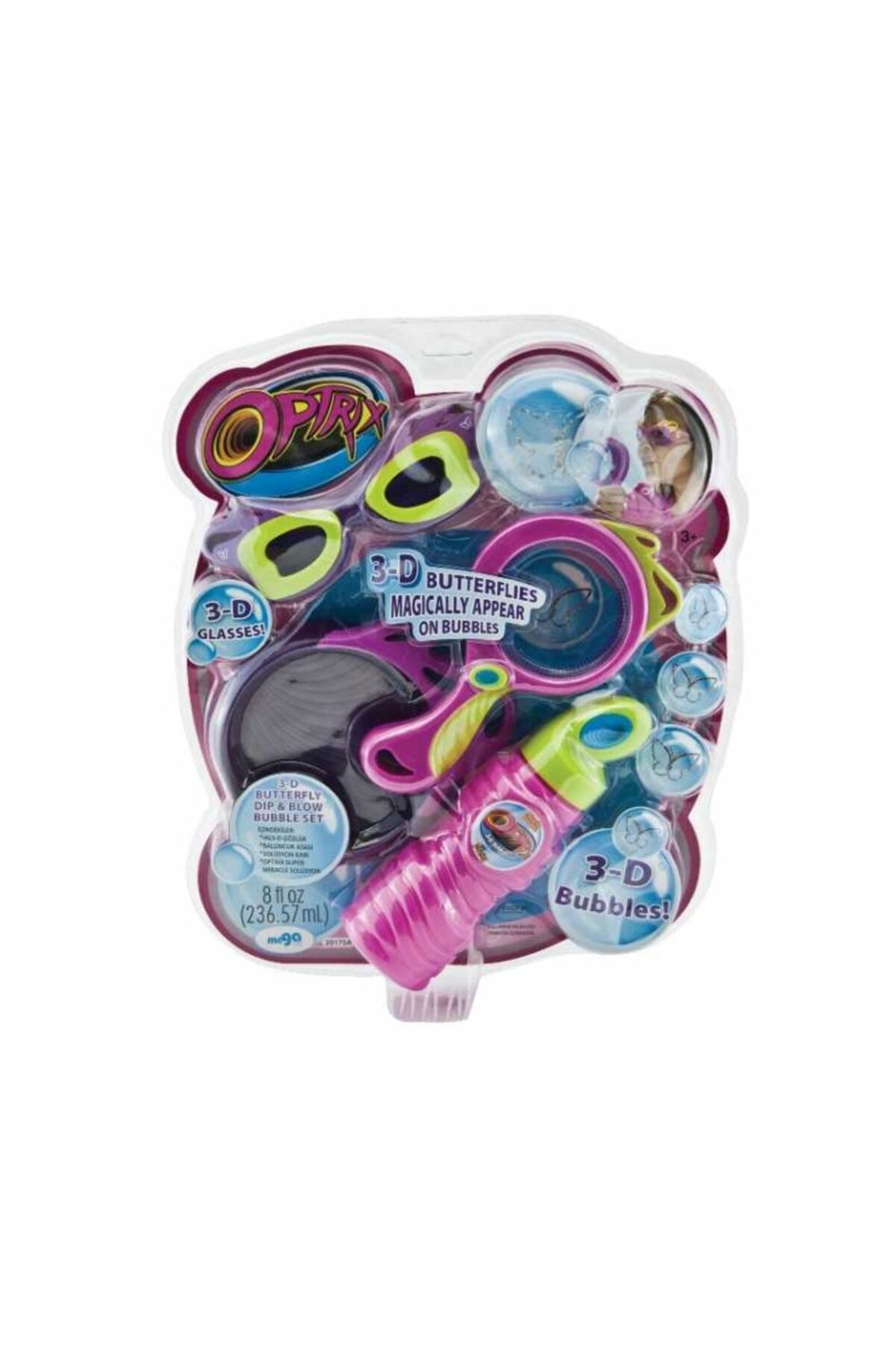 TimeStart Optrix 3D Bubbles Set Kelebek Efektli 20175 D