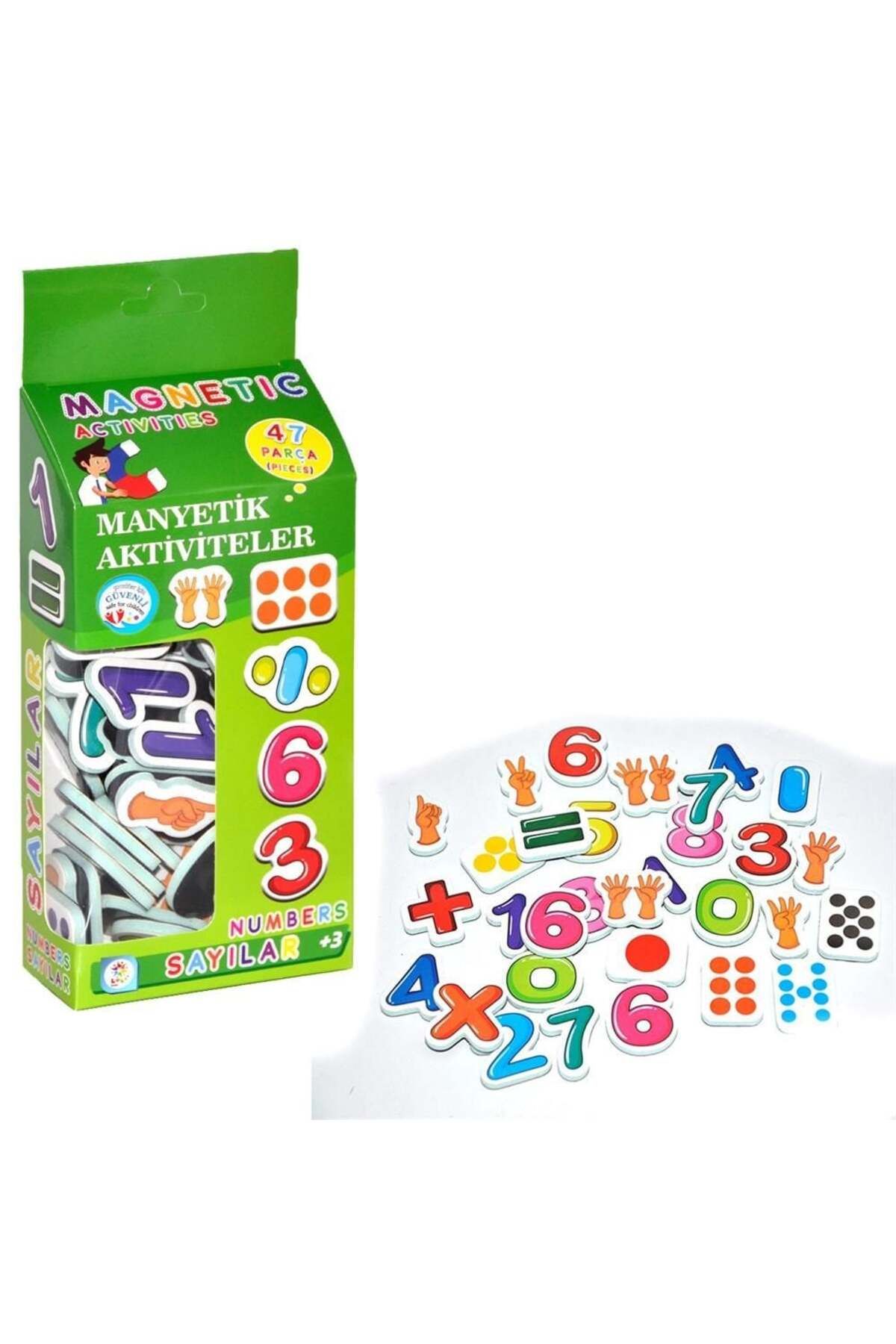 TimeStart 47 Parça Magnet Rakamlar Manyetik Sayılar
