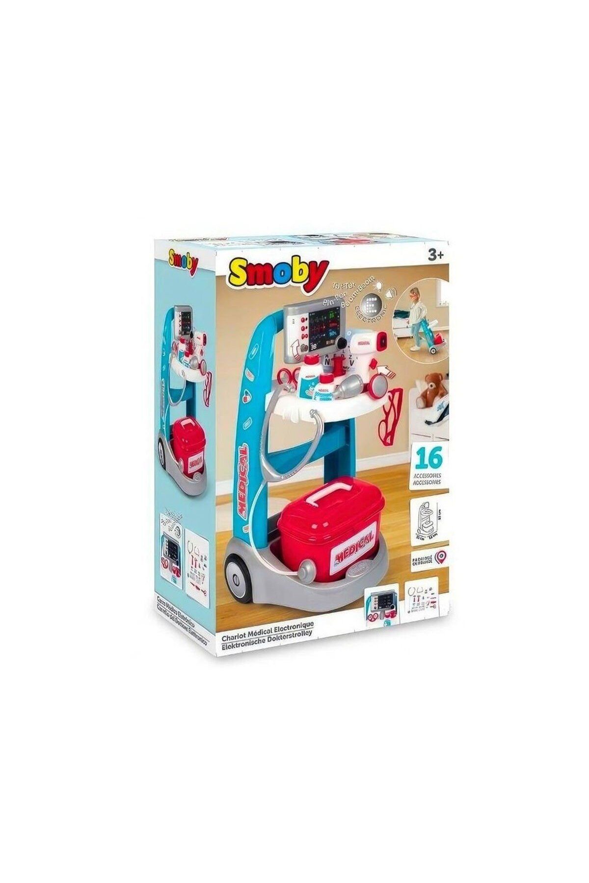 TimeStart 760034027 Tıbbi Kurtarma Arabası -Smoby