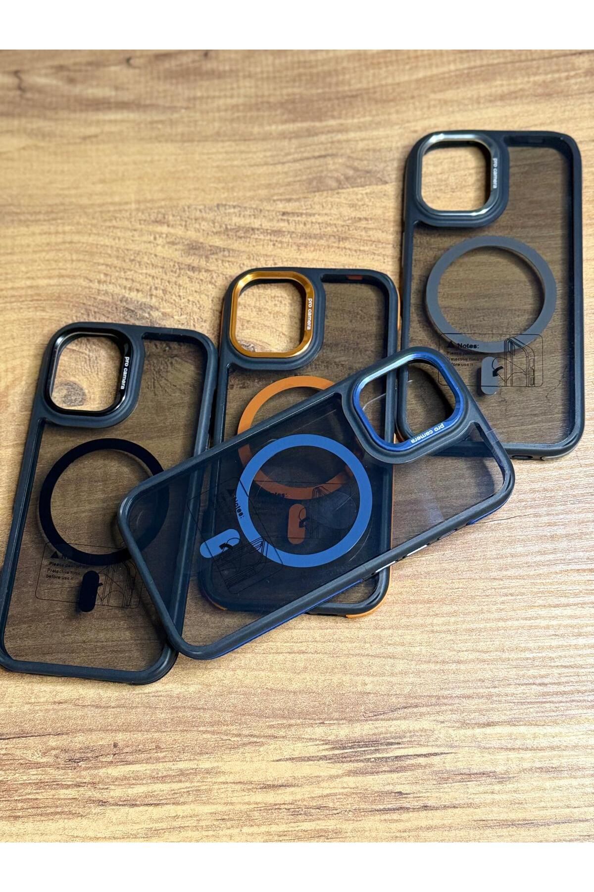 İBL AKSESUAR iPhone 16 E Uyumlu Sert Mika SARARMAZ Magsafe İnce Fit Kılıf