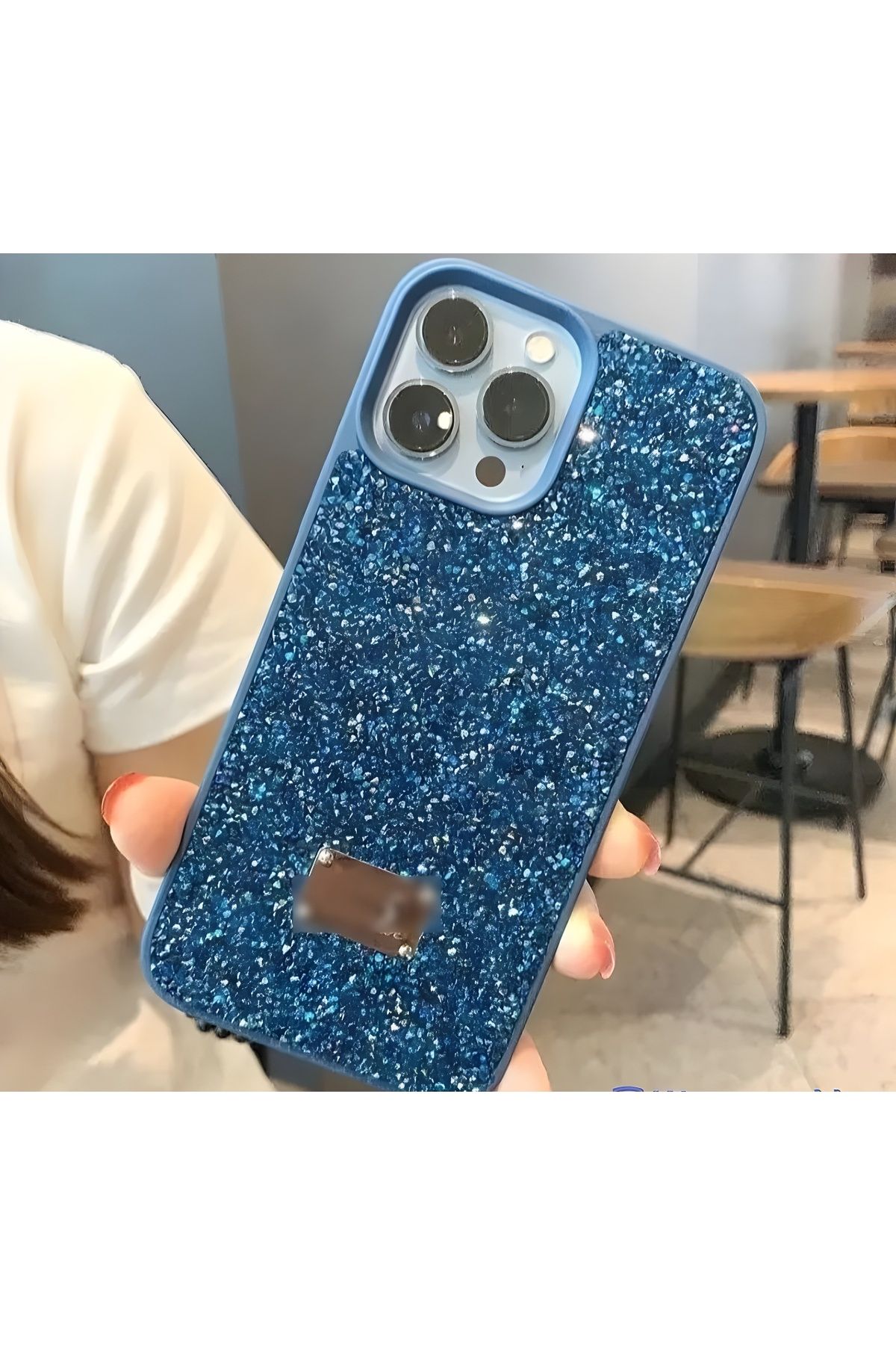 TG CASE STORE İphone 16 Pro Max Taşlı Telefon Kılıfı