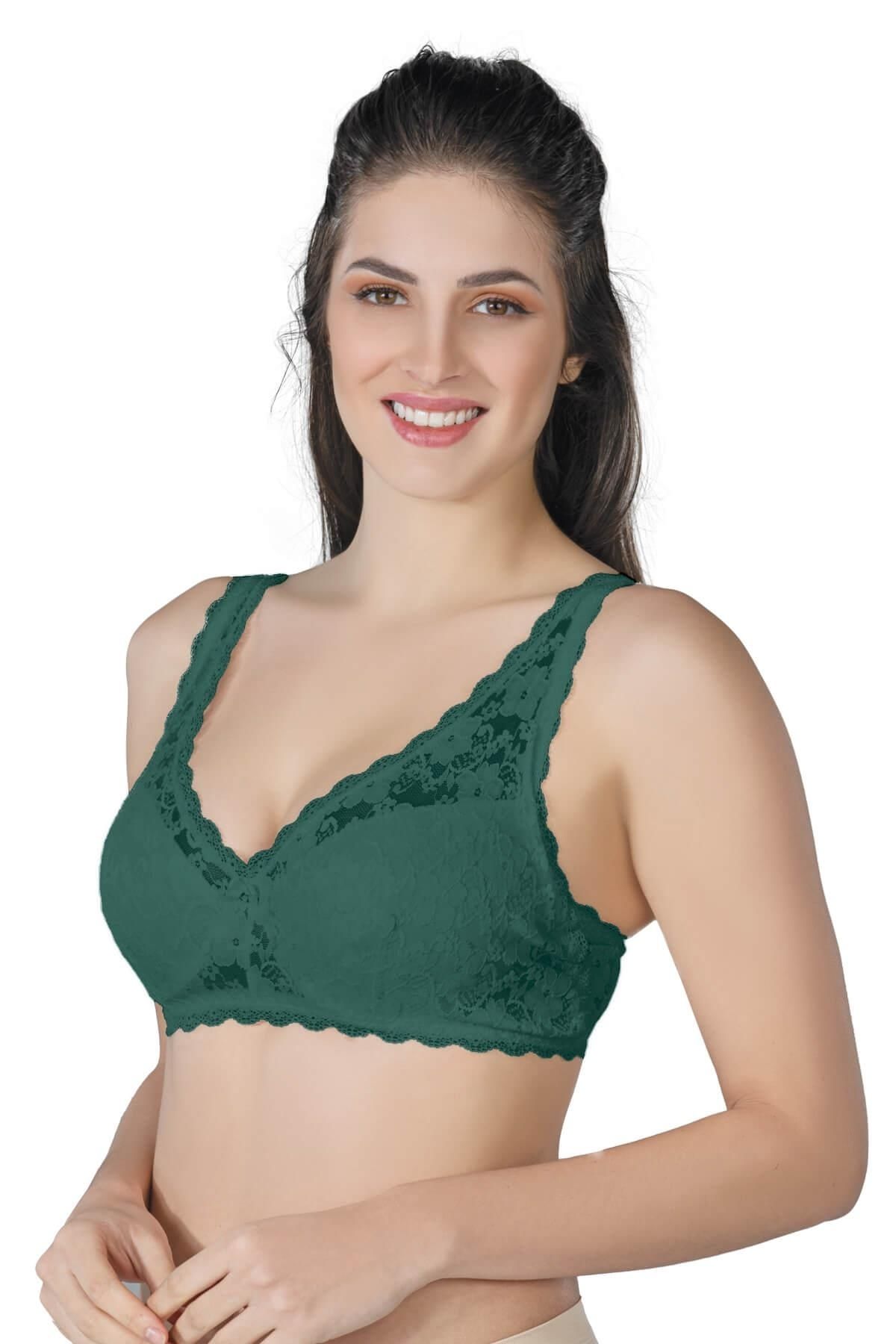 Beruflic YEŞİL MI Angel 188 B Pedli Dantelli Telli Toparlayıcı Sütyen