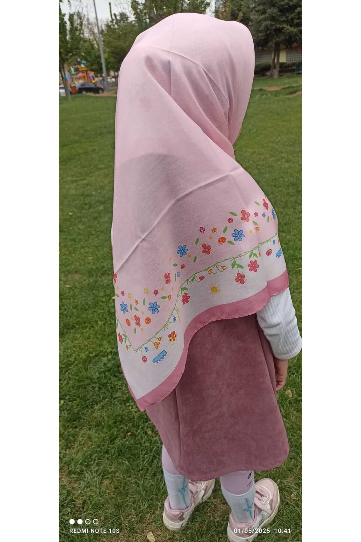 Minimum Rengarenk Çocuk Başörtüsü 80×80
