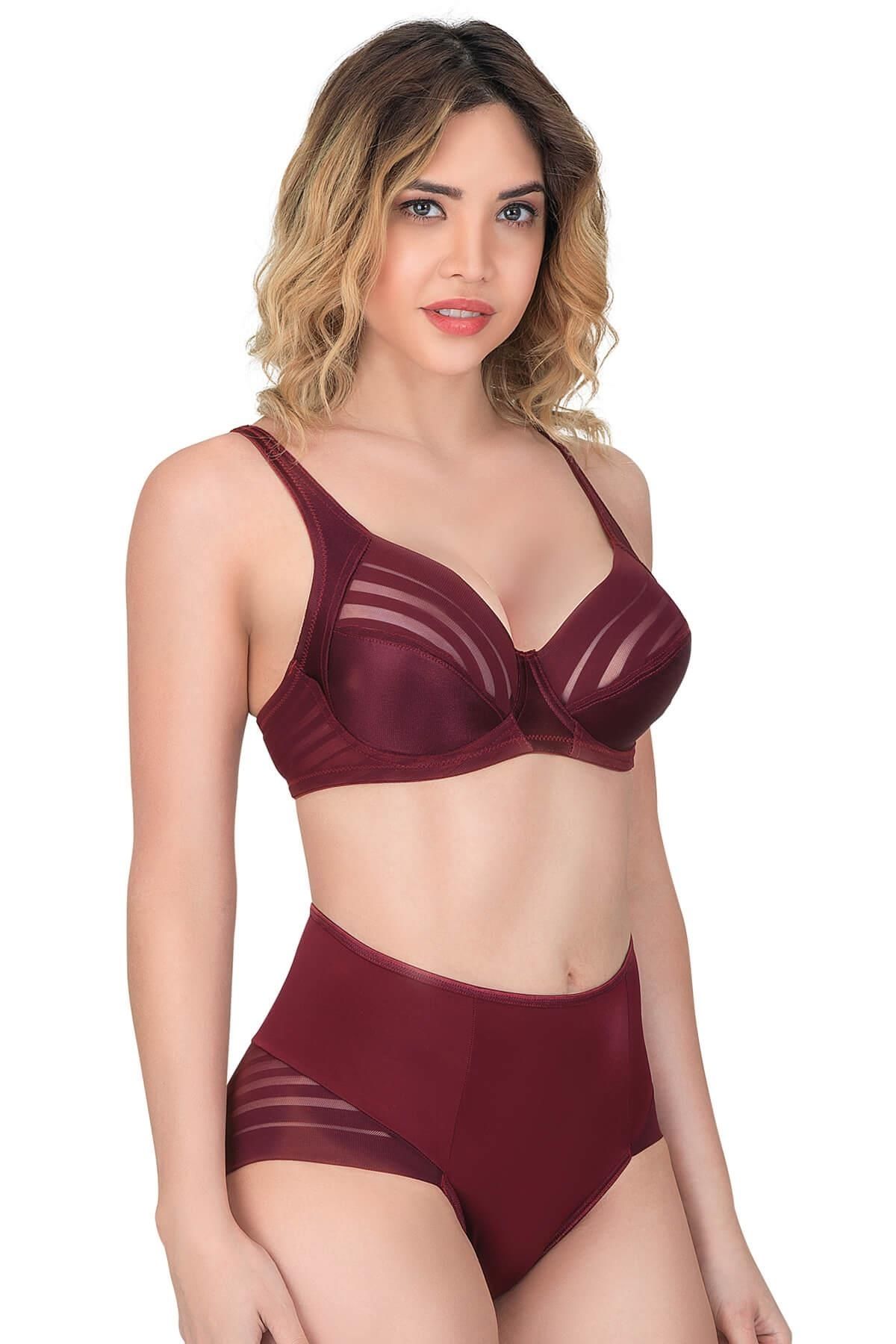 Beruflic BORDO MI Angel 177 D Toparlayıcı Sütyen Takım
