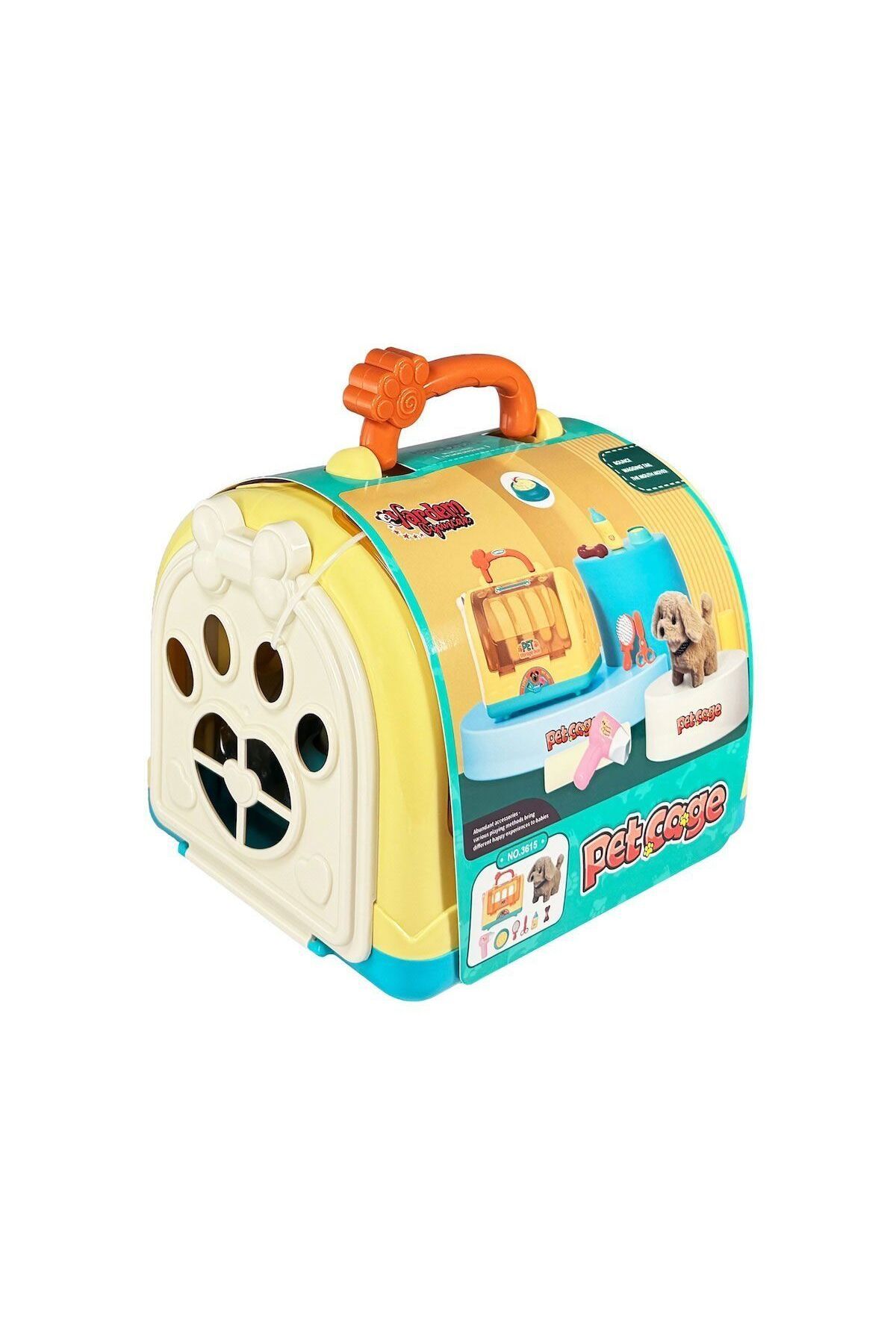 TimeStart JND-3615 Taşıma Çantalı Hareketli Pilli Köpek Set (Pet Shop) -Vardem Oyuncak