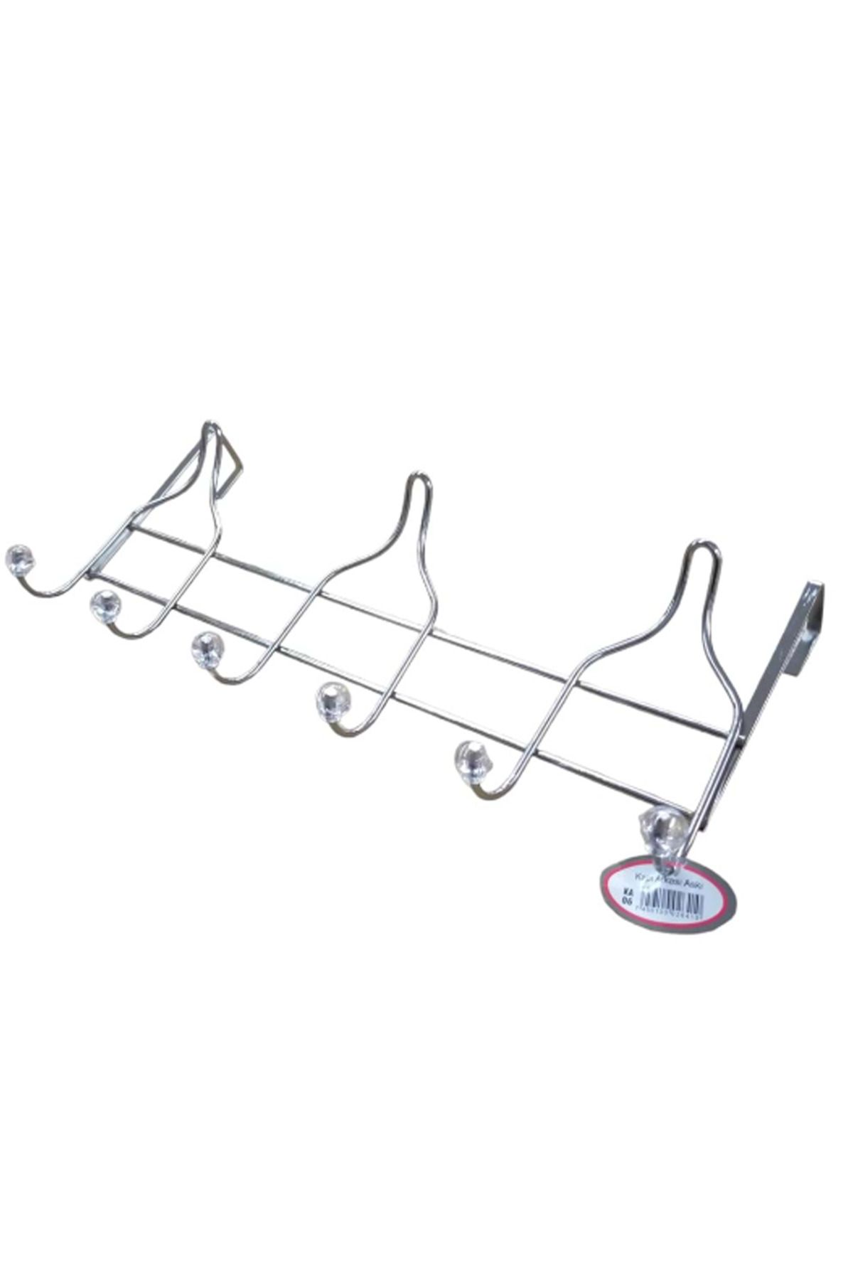 Shop58 Enfa Amerikan Kapı Arkası Askı 6Lı - Krom Hediye Çantam-KA-06