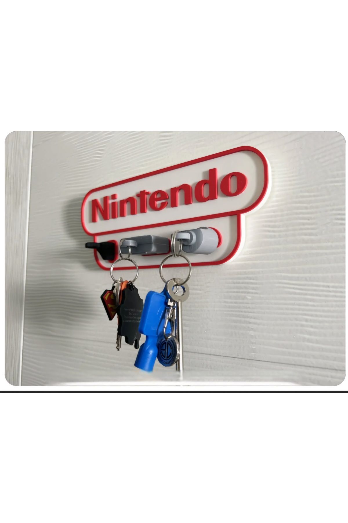 ABAS Key Holder – Retro Oyun Tutkunları İçin Duvar Tipi Anahtarlık Askısı